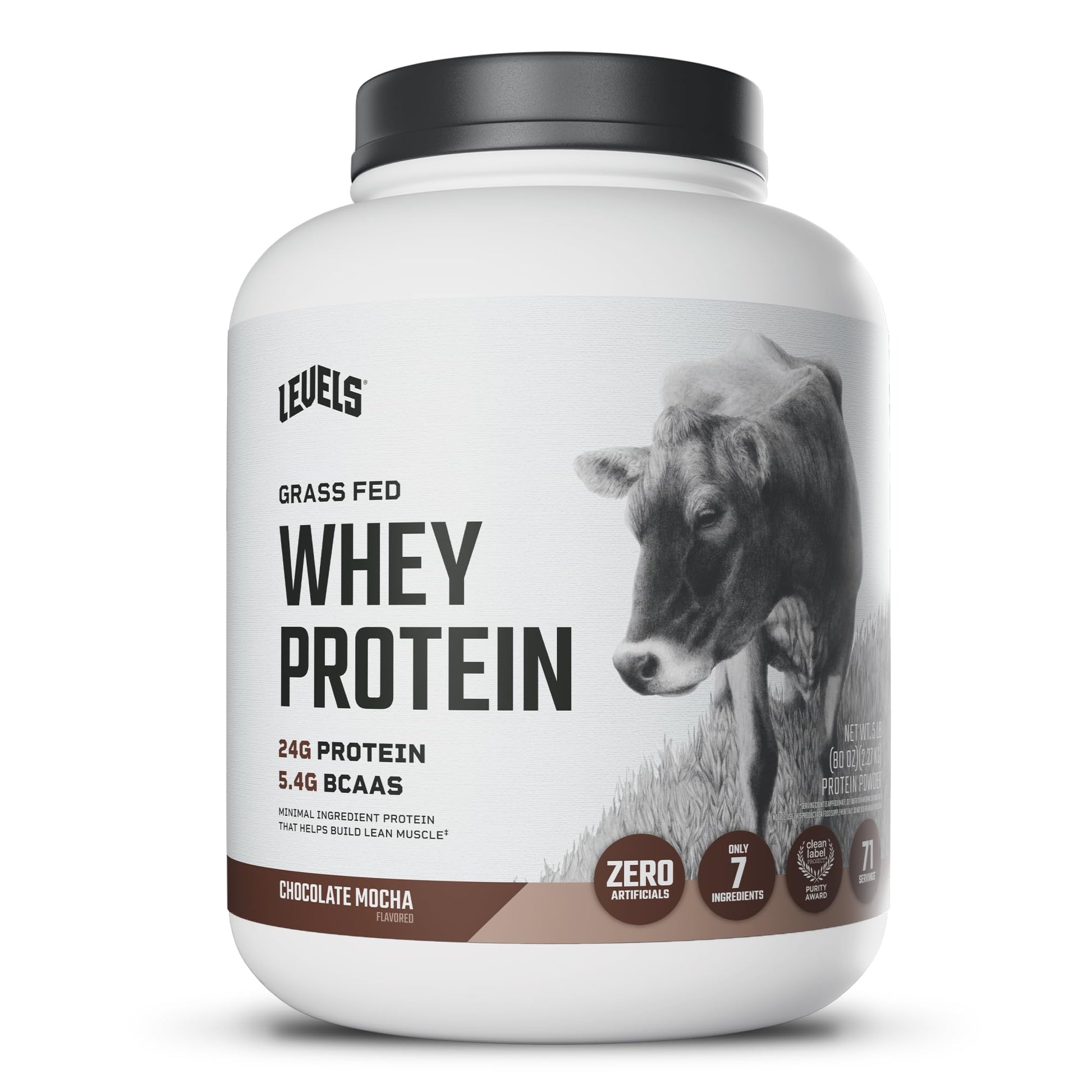 Levels Nutrition Whey Protein Powder 80 Servings