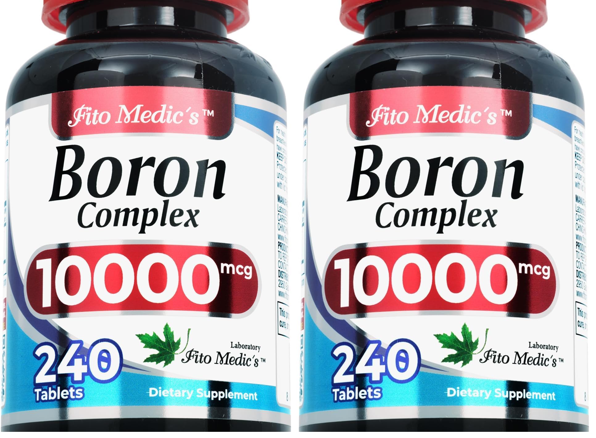 FITO MEDIC'S Boron 10 mg Tablets for Men, 480 count