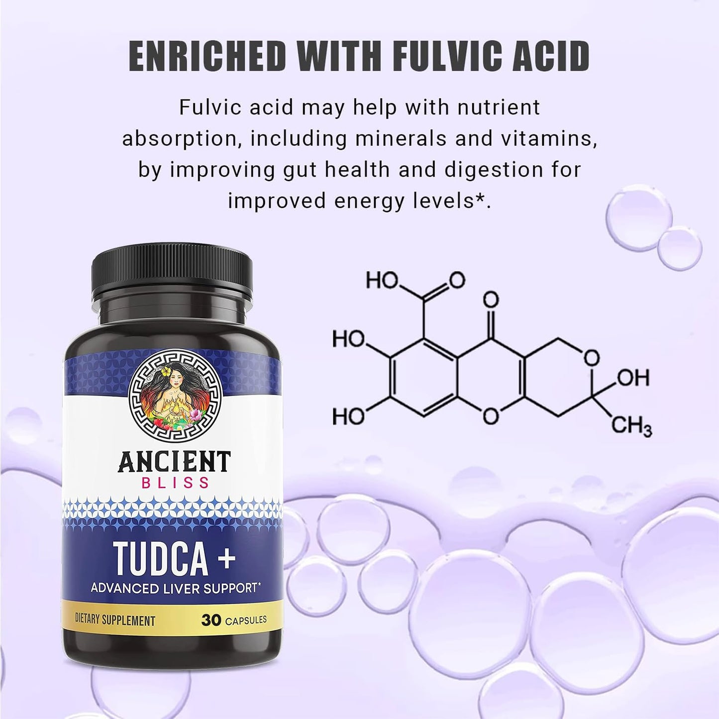 Ancient Bliss Tudca 500mg Capsule, 30 Capsules
