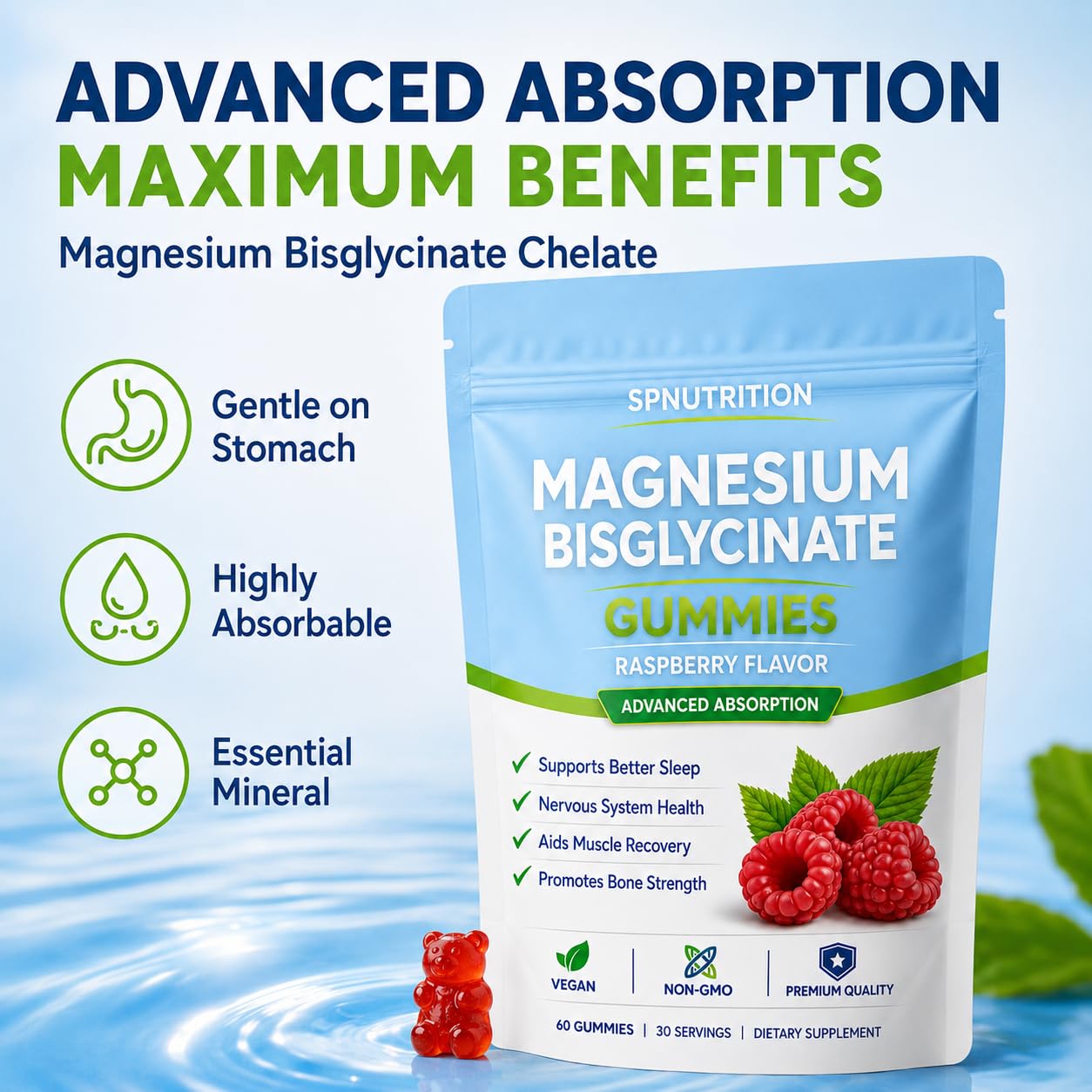 ONSET Magnesium Bisglycinate Gummies 60 Count