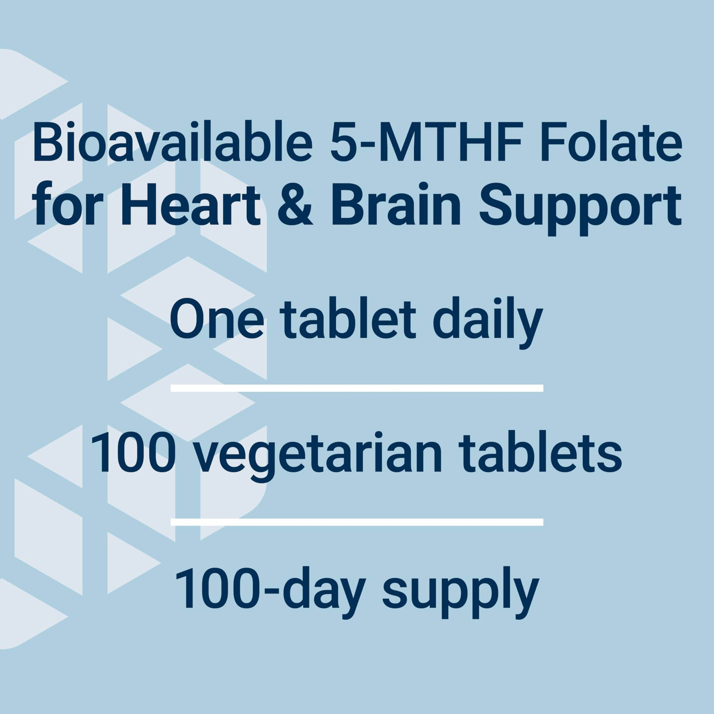 Life Extension Optimized Folate L-methylfolate Heart & Brain Support, Healthy Homocysteine Levels – 1700 mcg DFE, 100 Tablets