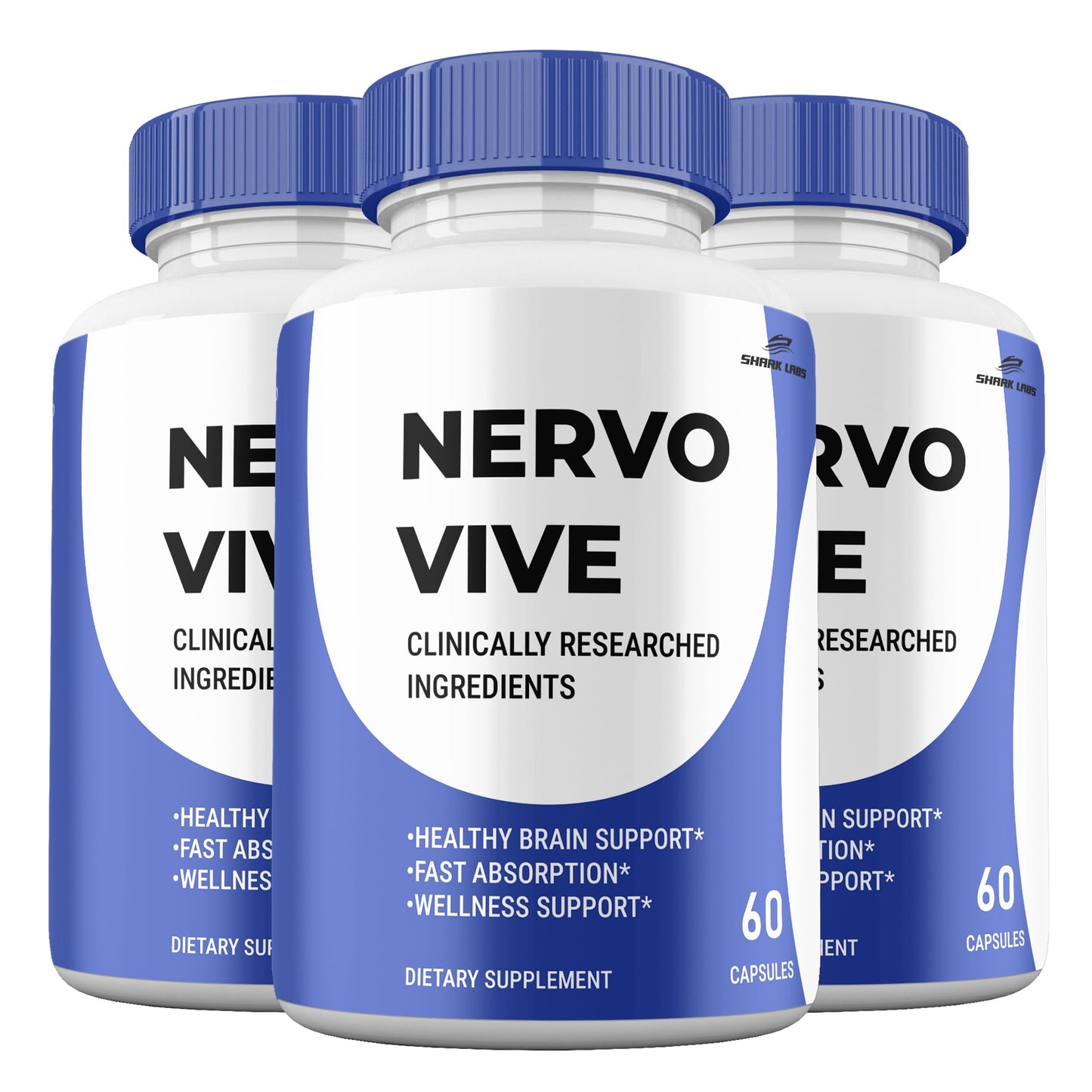 Shark Labs Nervo Vive Capsules, 60 Capsules