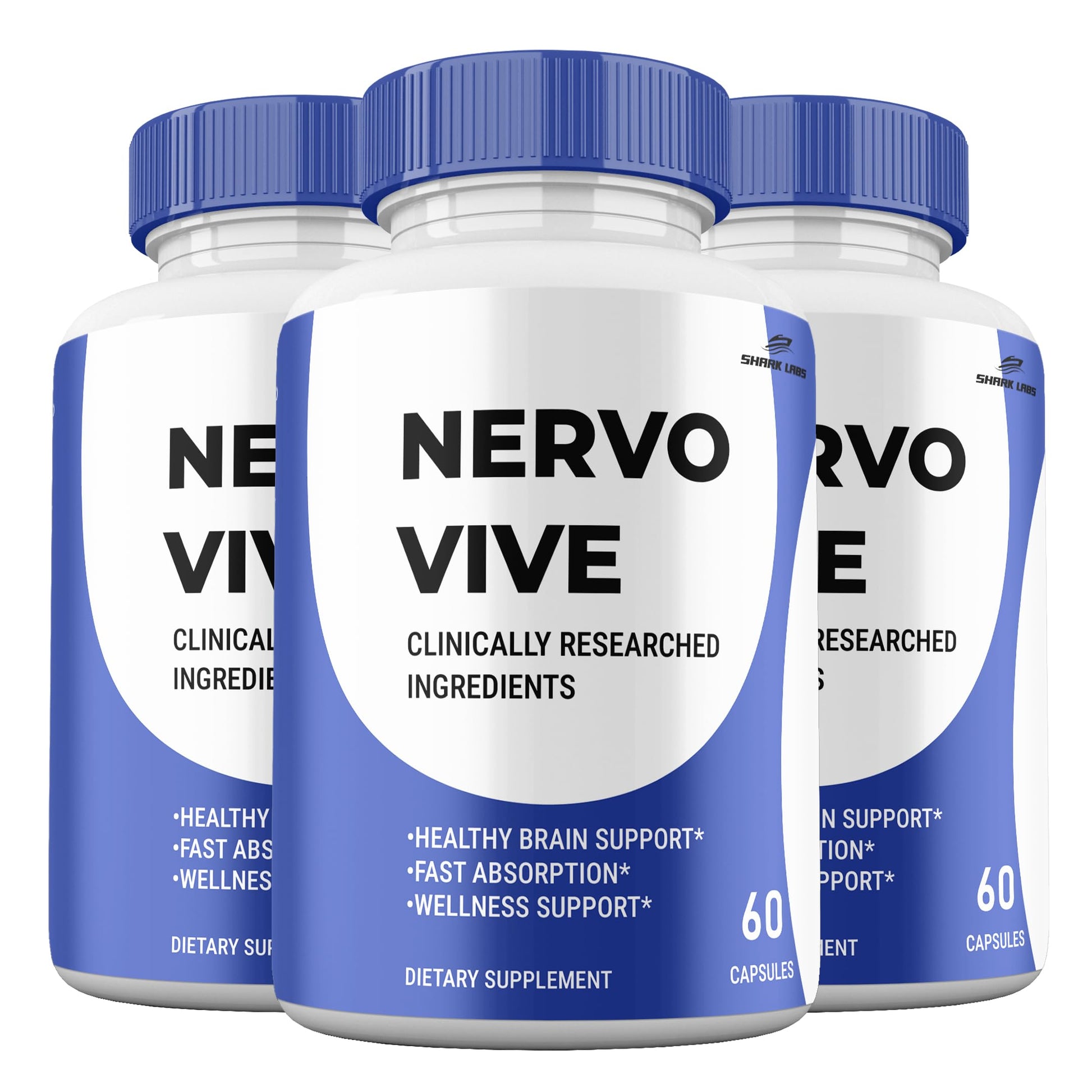 Shark Labs Nervo Vive Capsules, 60 Capsules