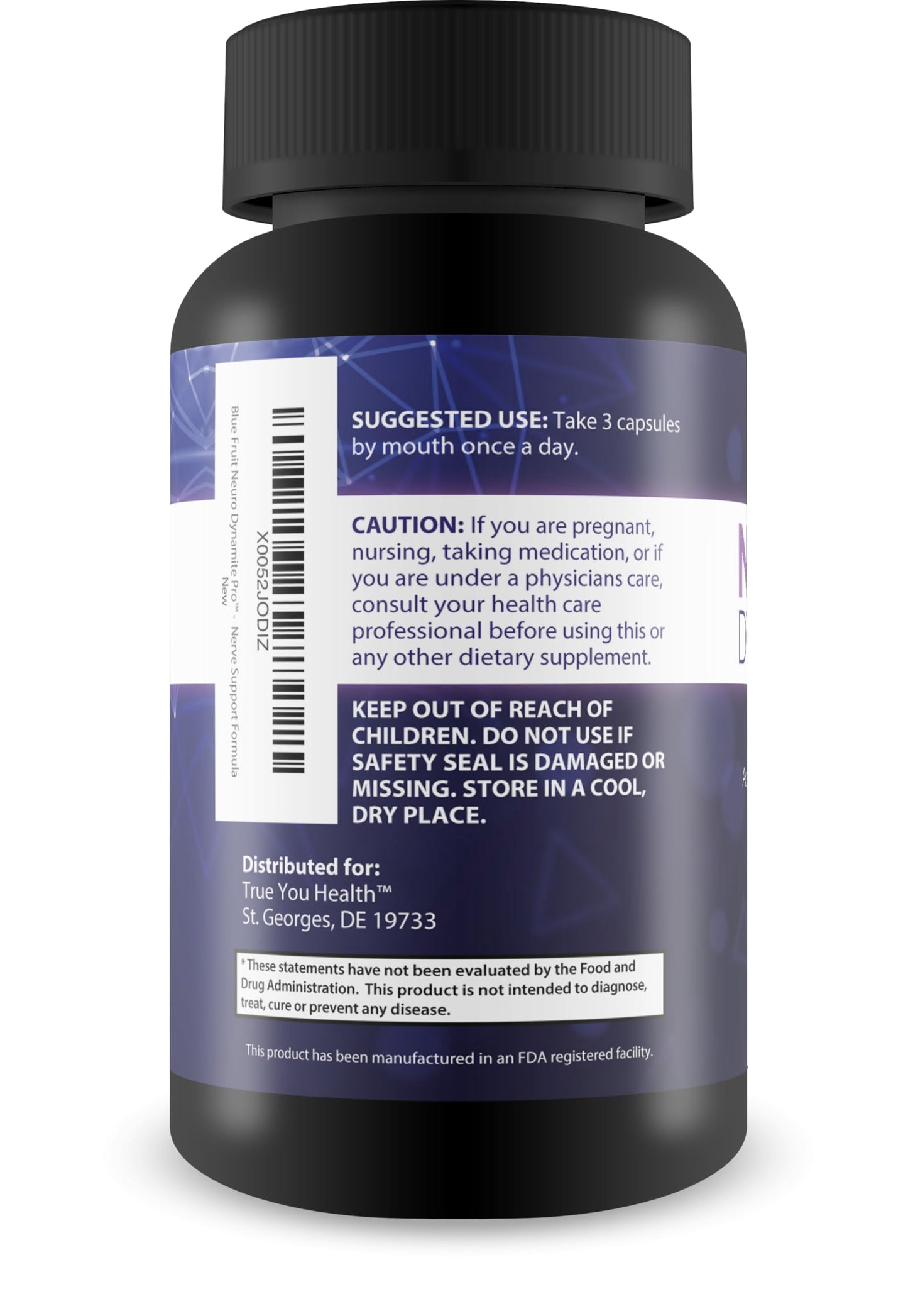 True You Health Neuro Dynamite Pro Capsules, 90 Count