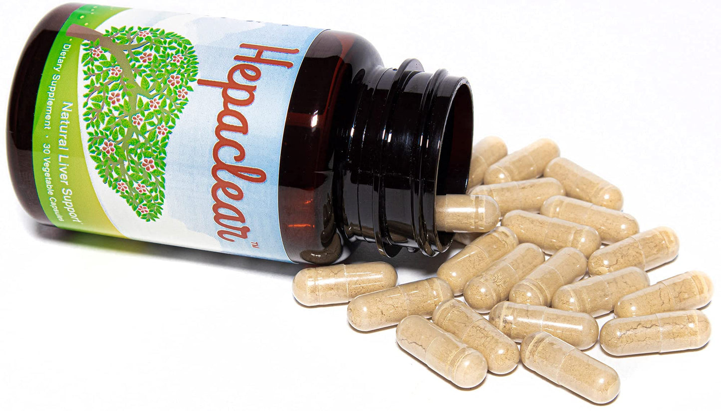 Hepaclear Natural Liver Support Supplement with Hesperidin Capsules, 30 Count