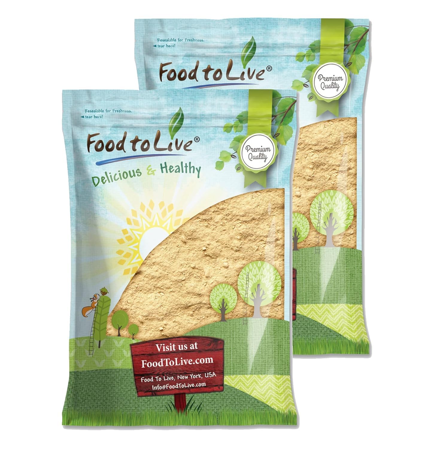 Food to Live Yellow Maca Powder, 256 Ounces
