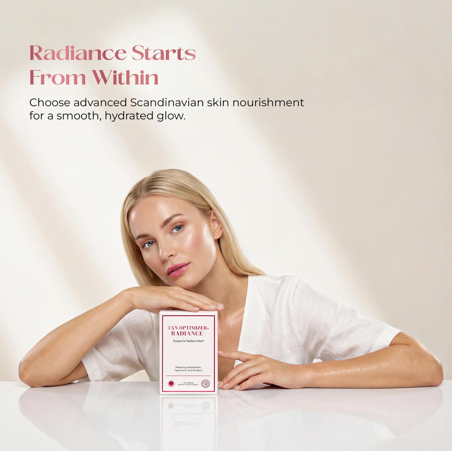 The Swedish Diet Tan Optimizer Radiance+ Beauty Supplement 30 Capsules