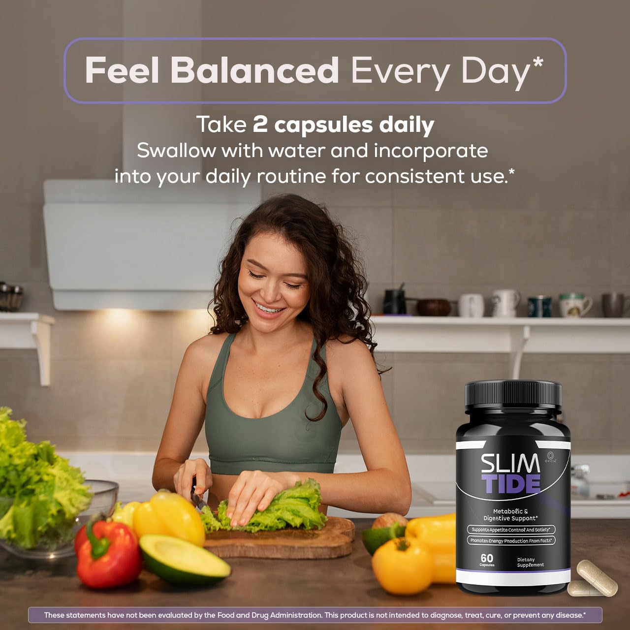 OVICIA Slimtide Capsules 120 Capsules