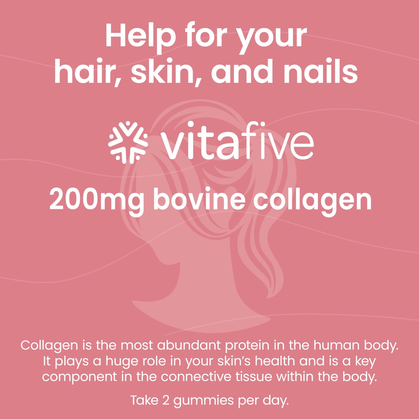 Vitafive Collagen Gummies 50 Count