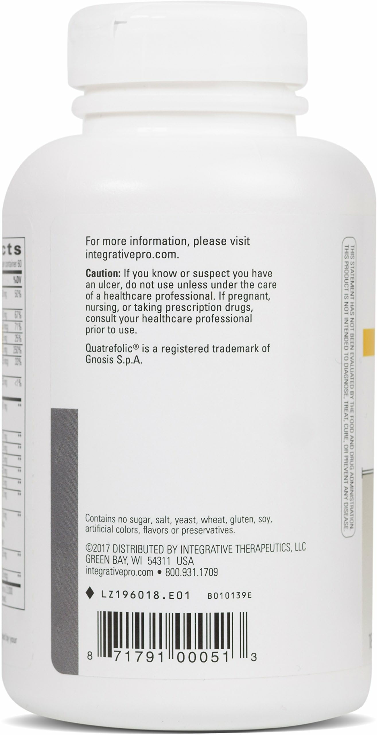 Integrative Therapeutics NutriVitamin Enzyme Complex Capsules 180