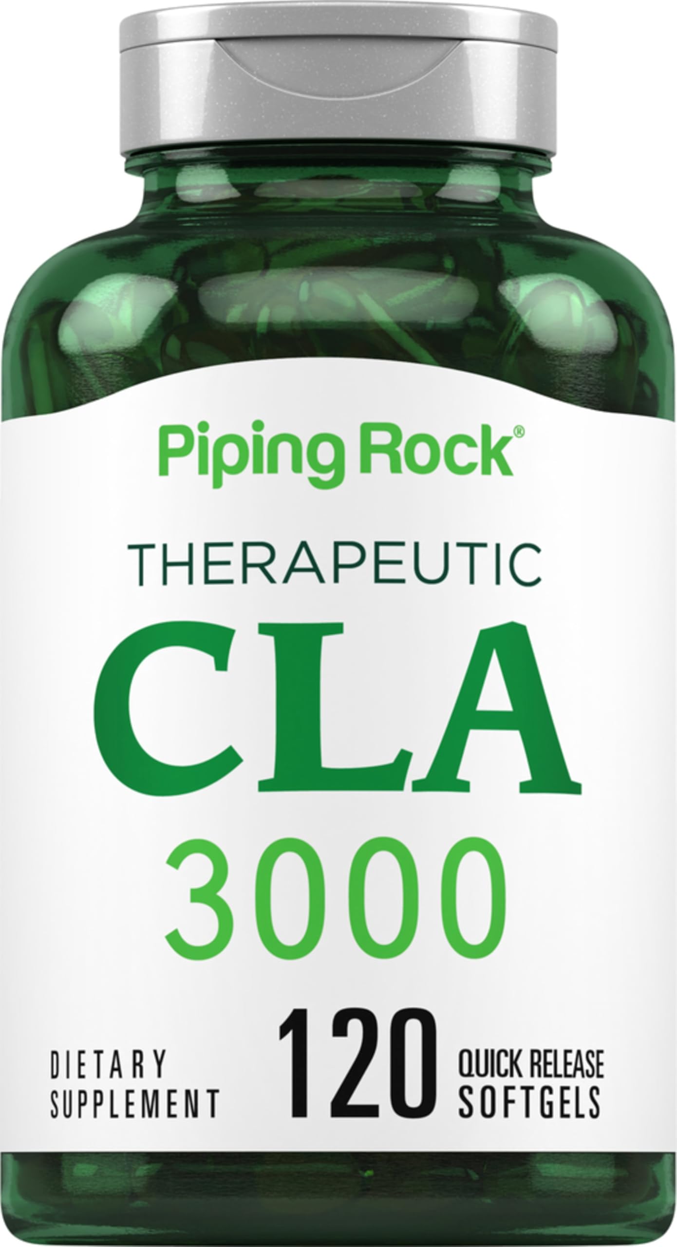 Piping Rock CLA Supplements 3000mg Softgels 120 Count