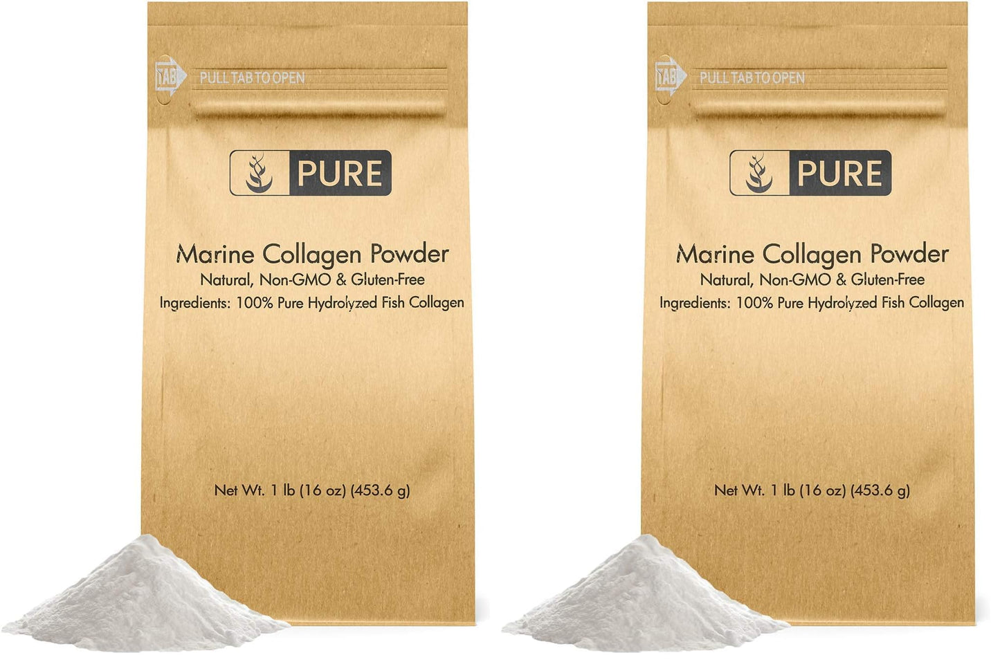 PURE ORIGINAL INGREDIENTS Marine Collagen Powder, 32