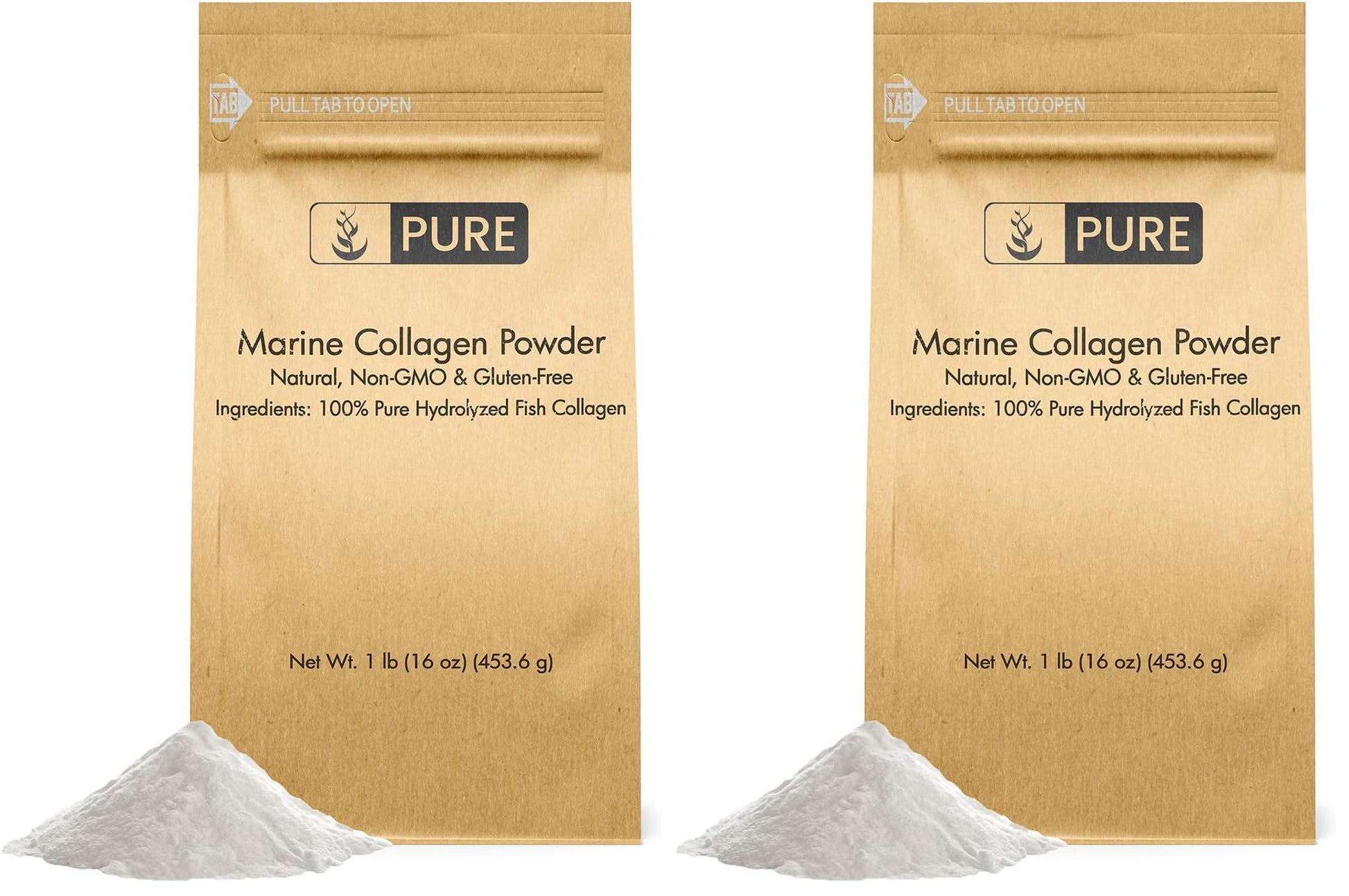 PURE ORIGINAL INGREDIENTS Marine Collagen Powder, 32