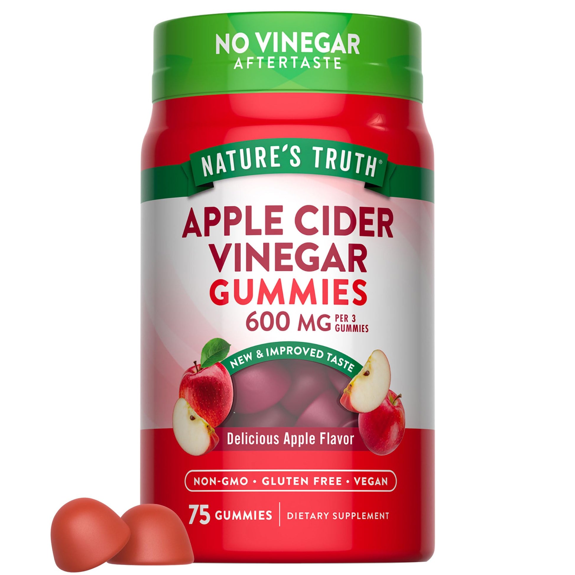 Nature's Truth Apple Cider Vinegar Gummies 600 mg, 75 Count