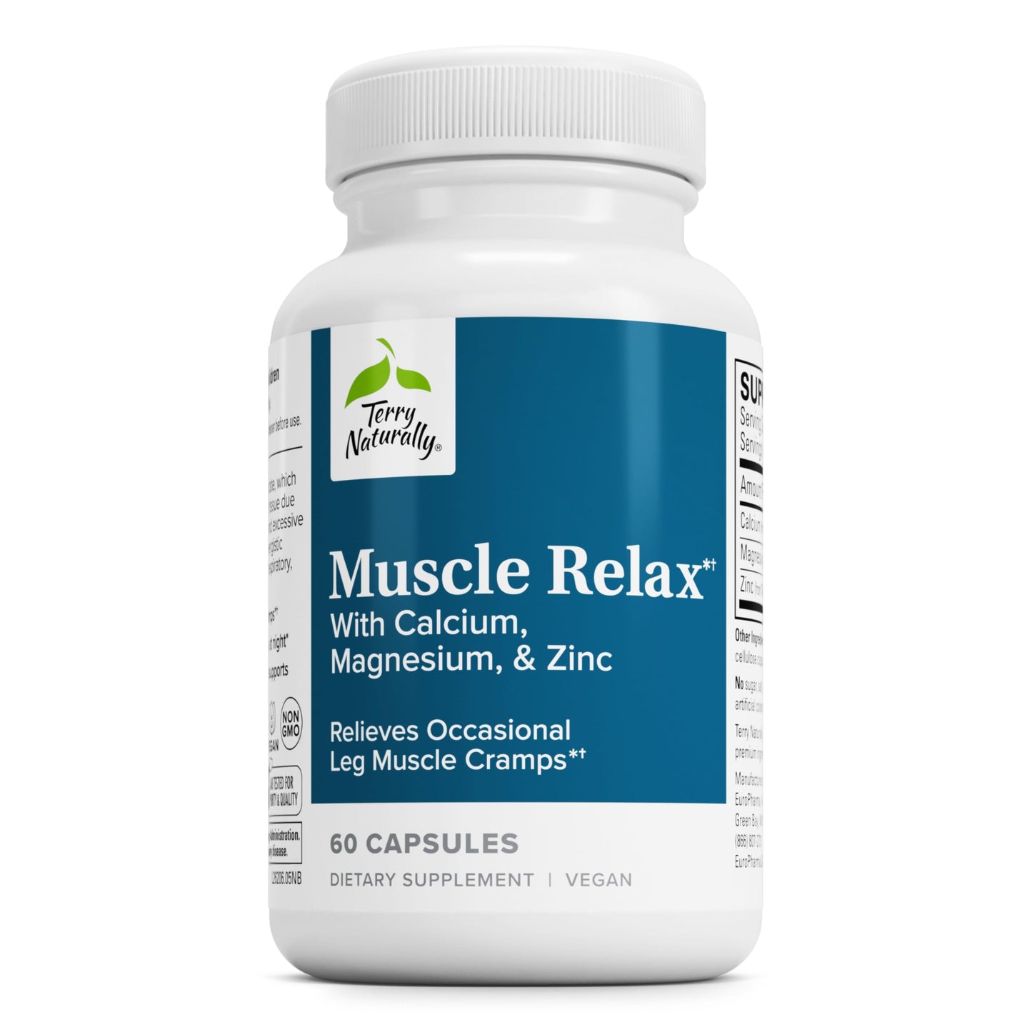 Terry Naturally Muscle Relax Capsules 60 Count