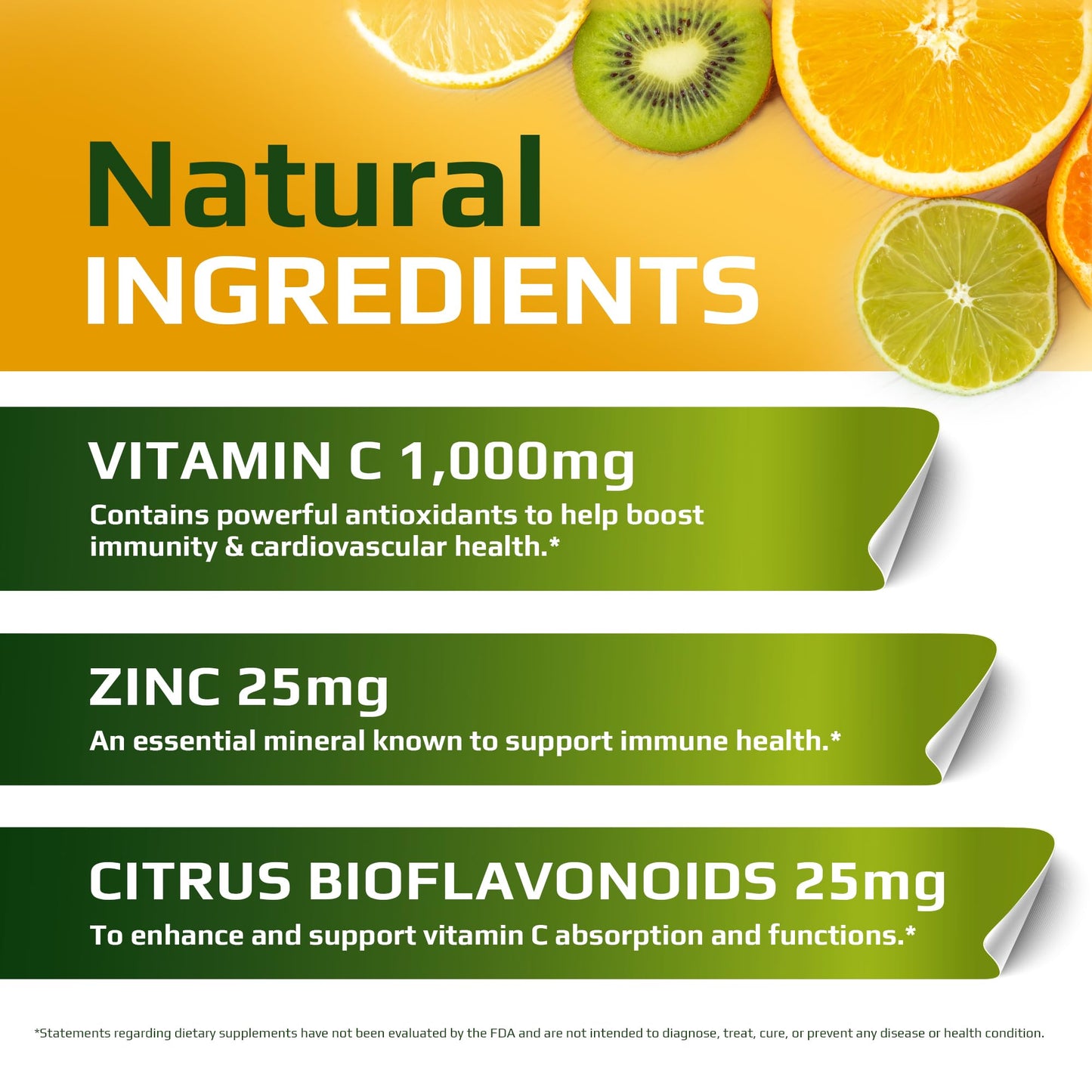 MUSCLE FOOD LABS C-1000 Vitamin C with Zinc, 1000mg Vitamin C and 25mg Zinc, Capsules, 120 Veggie Caps
