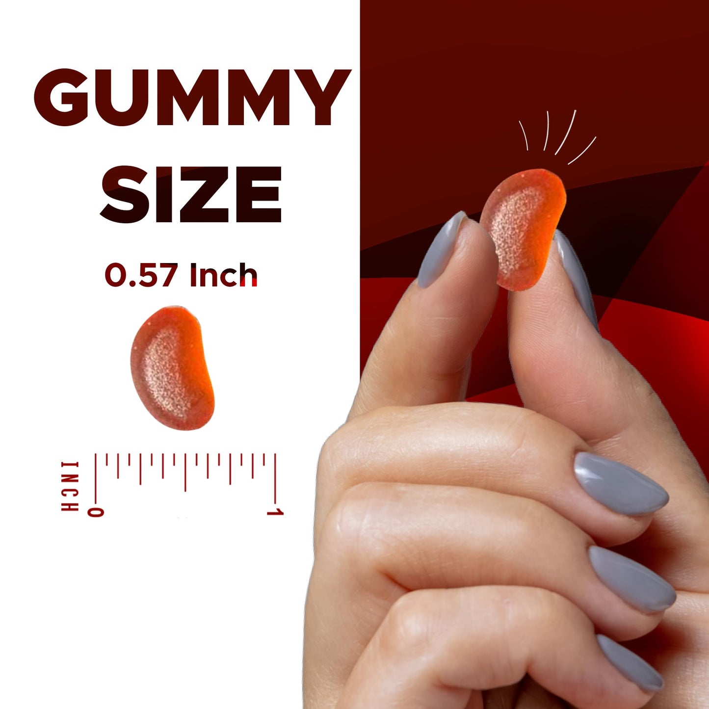 Vitamatic Sugar Free Vitamin A 25000 IU Gummies, 120 Count