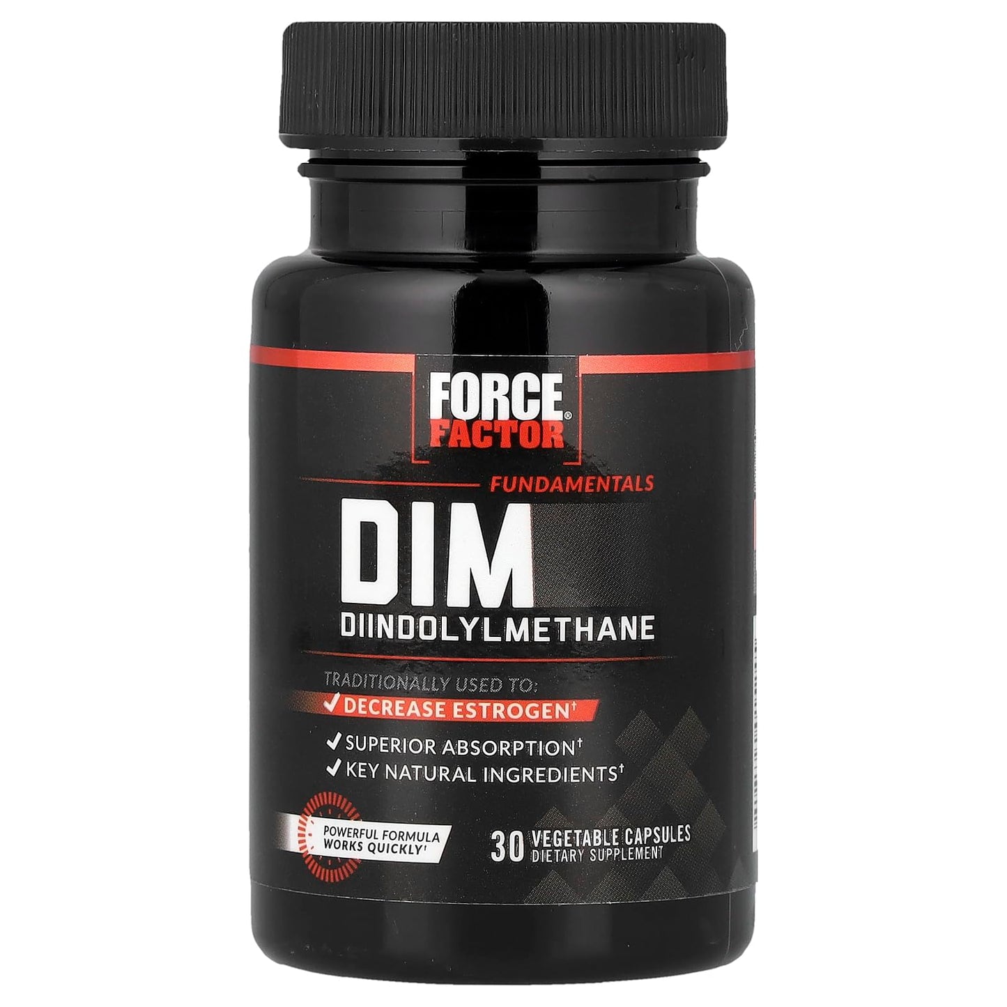 Force Factor DIM Diindolylmethane Capsules, 30 Capsules