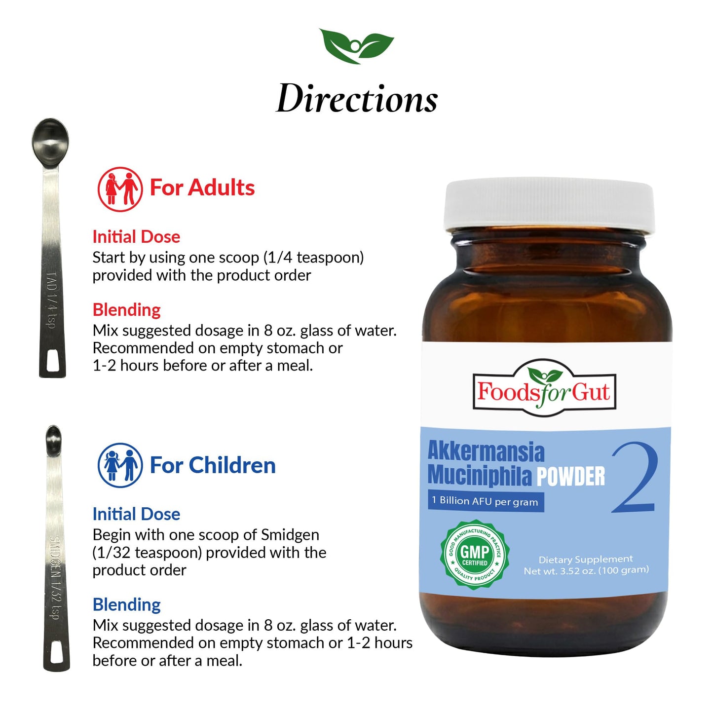 Foods For Gut Akkermansia Muciniphila Powder 1 Billion AFU/g, 3.52