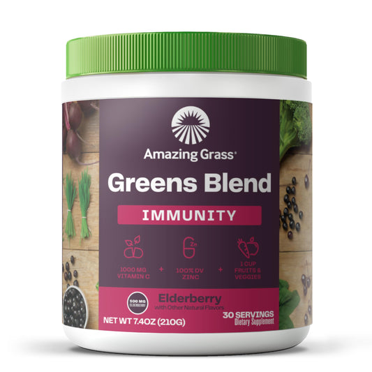 Amazing Grass Greens Blend Superfood Immunity Powder, 7.4 oz