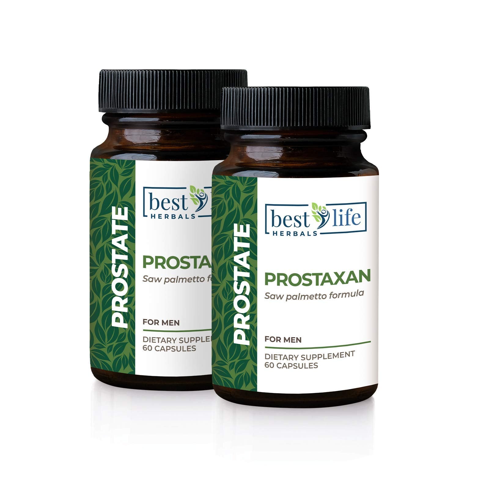 Best Life Herbals ProstaXan Saw Palmetto Supplement for Men’s Prostate and Bladder Health Capsule, 2 Bottles