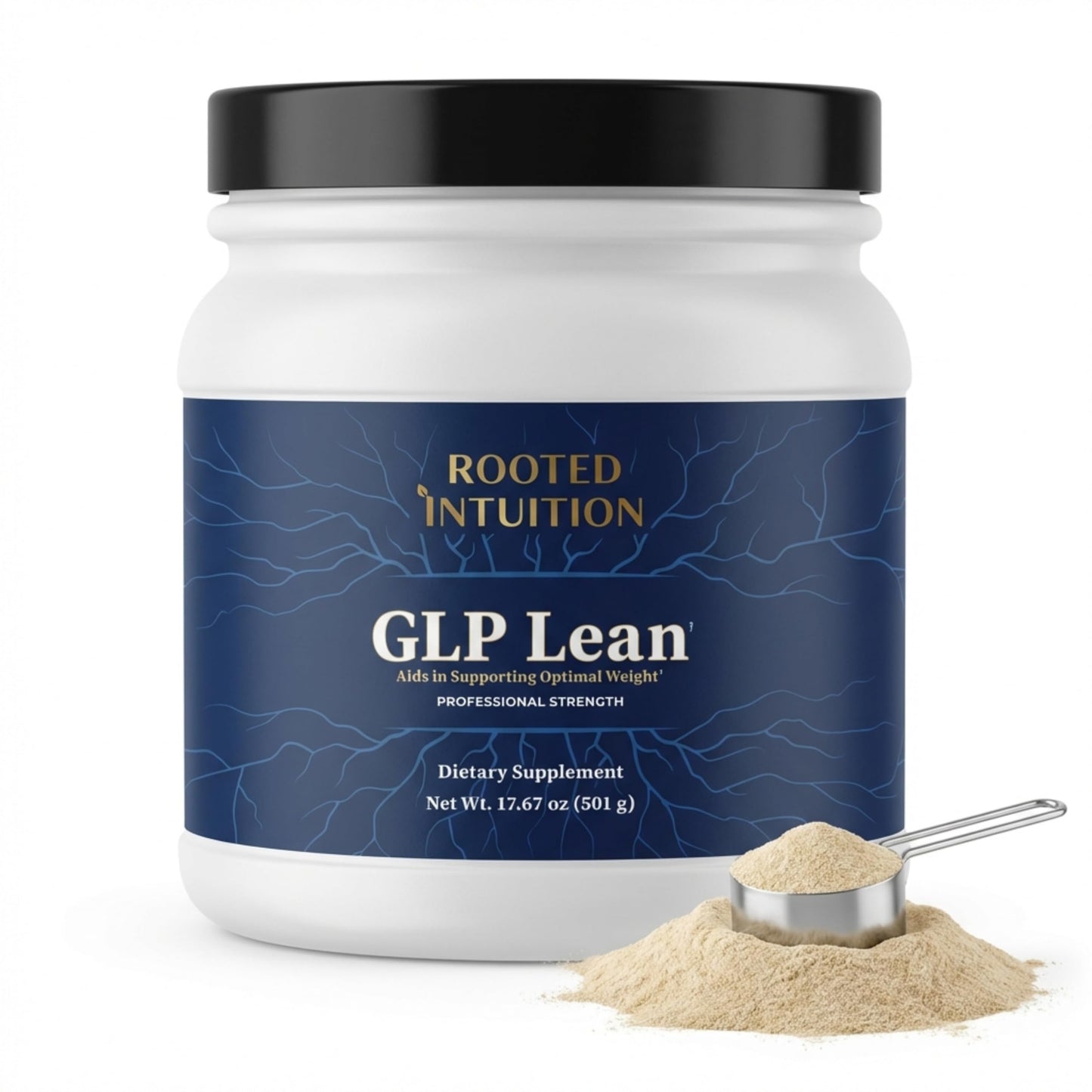 Rooted Intuition GLP-1 Fiber Supplement Powder 1.09 lb