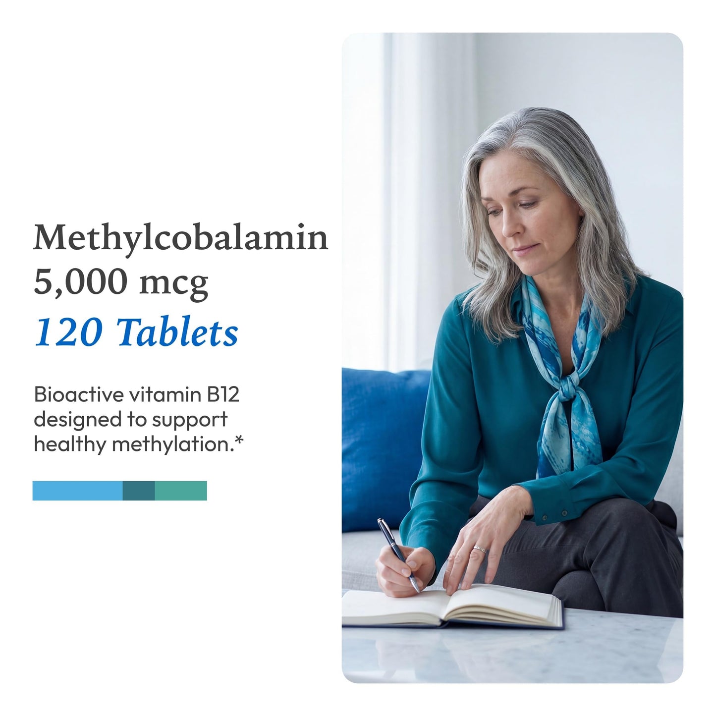 XYMOGEN Methylcobalamin Vitamin B12 Tablet, 5 mg, 120 Tablets