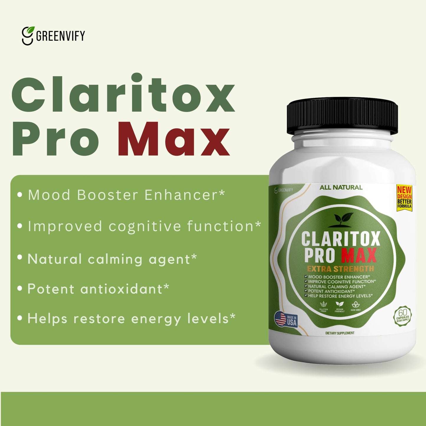 Claritox Pro Max Capsule 180 Capsules