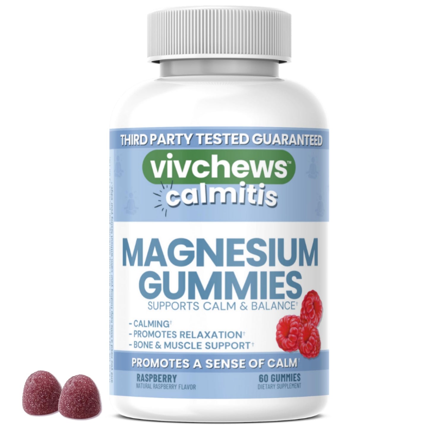 Vivchews Magnesium Gummies 60 ct
