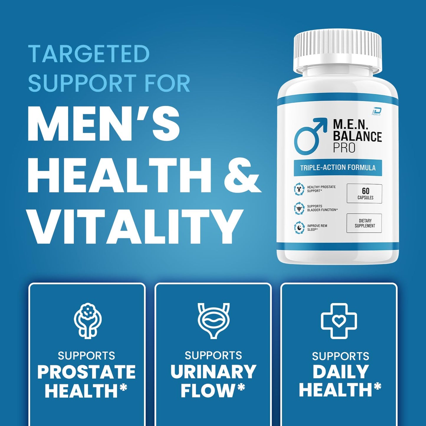 Indelo M.E.N Balance Pro Supplement 300 Capsules