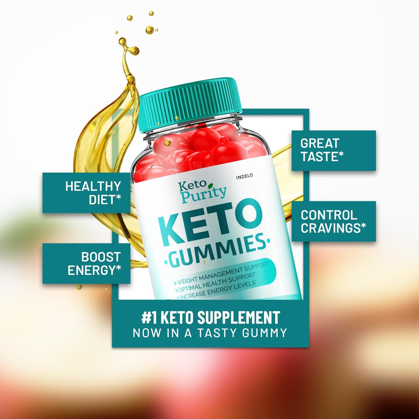 Indelo Keto Purity ACV Gummies 120 Gummies