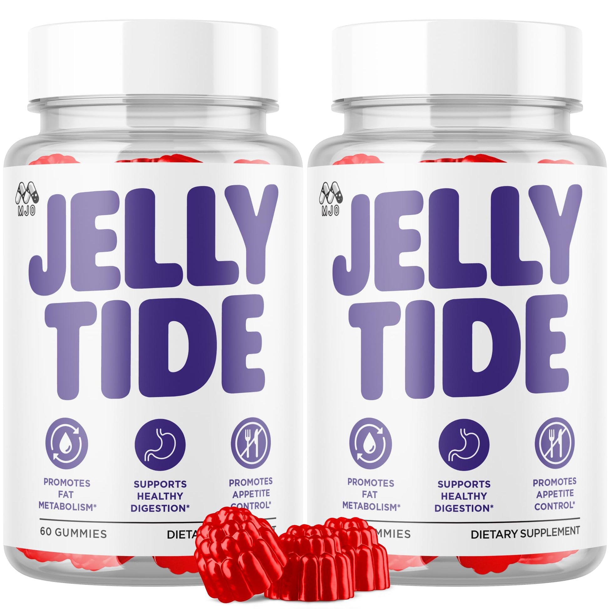 MJO Jelly Tide Gummies Weight Management Multivitamins, 120 Gummies