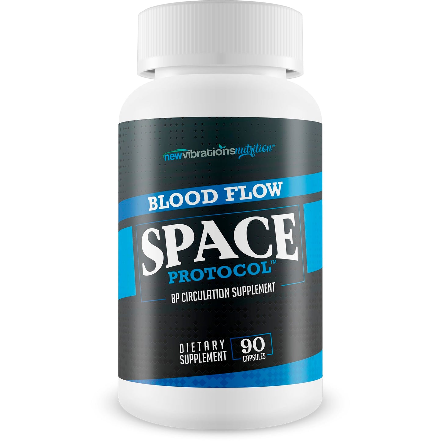New Vibrations Nutrition Space Protocol Blood Flow Booster Capsules, 90 Count