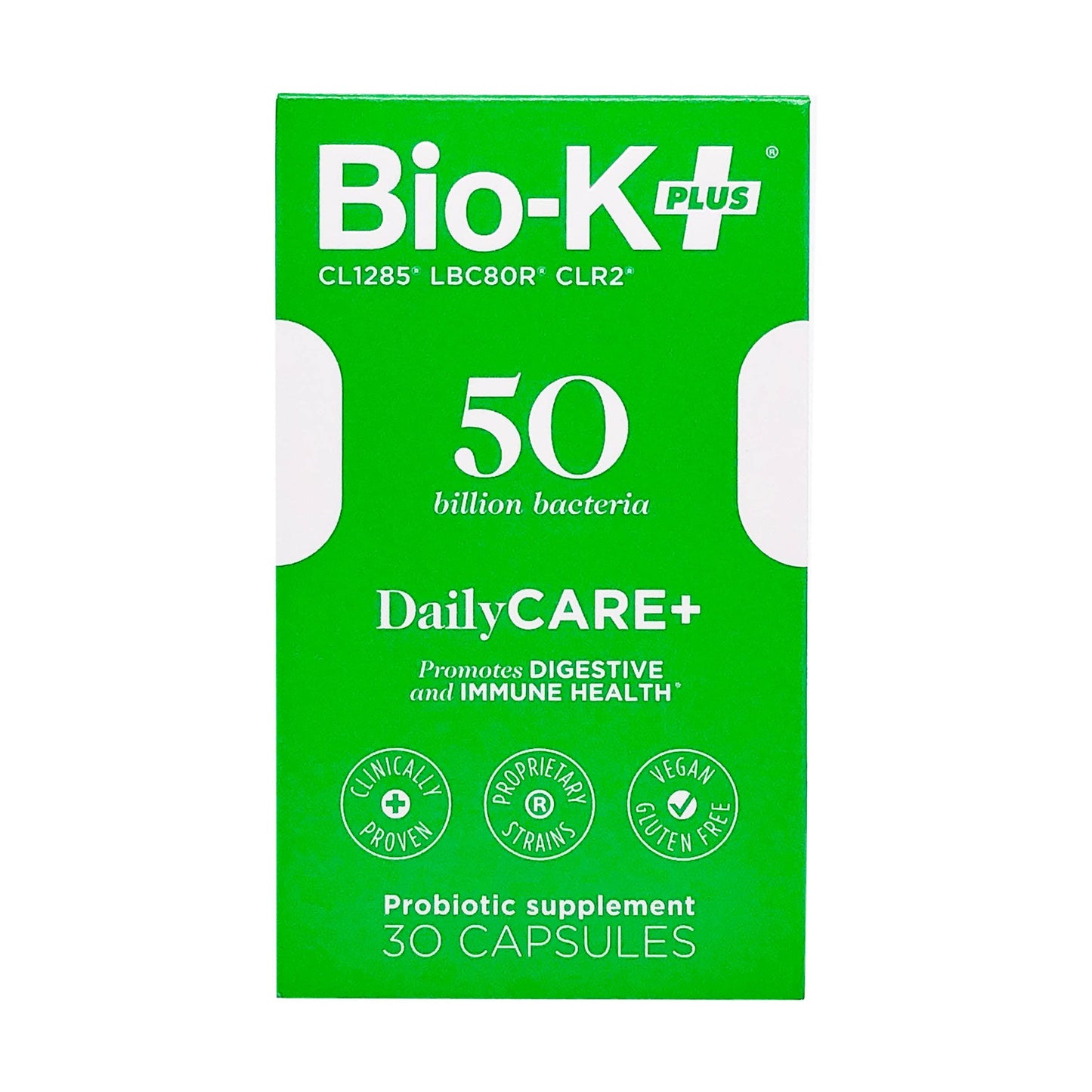 Bio-K Plus Dailycare 50 Billion Probiotics Capsules, 30 Count