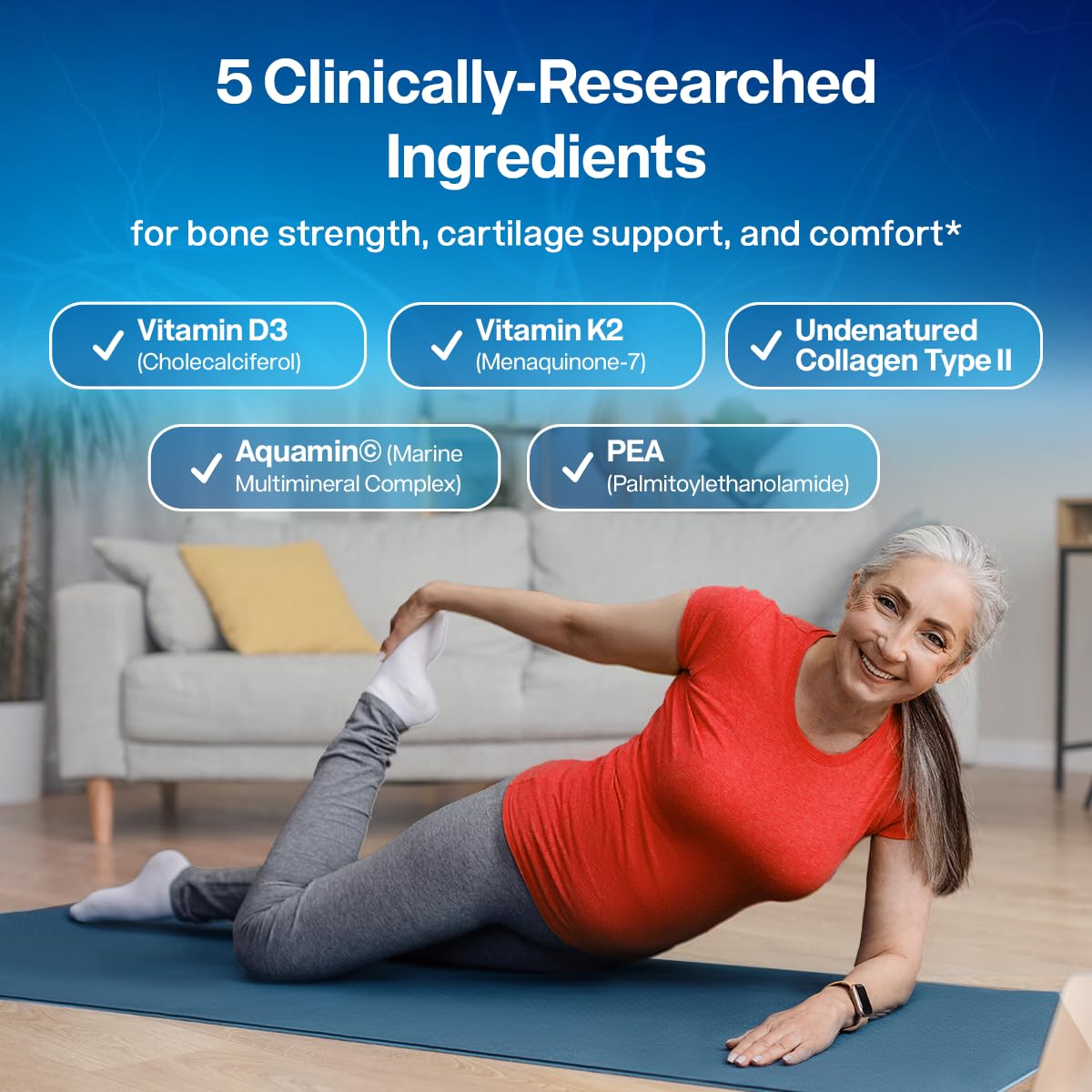 SciatiEase SciatiComfort Spine and Disc Support Supplement Capsules, 60 Count