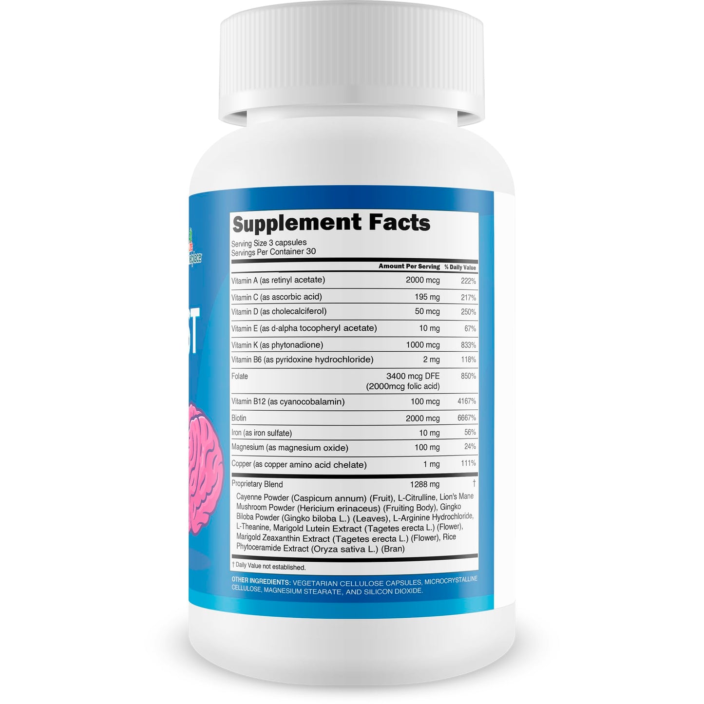 Generic Top Best Brain Capsule 90 Count