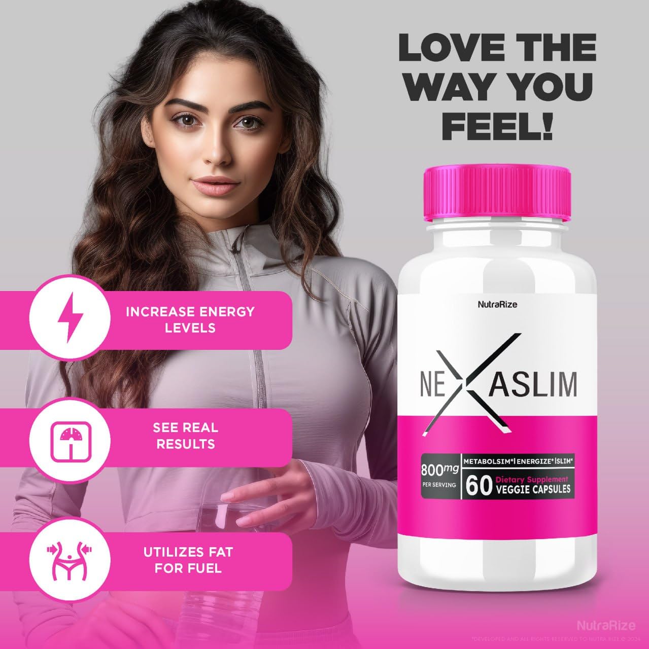 NutraRize Nexaslim Metabolism Booster Formula Capsule, 60 Count