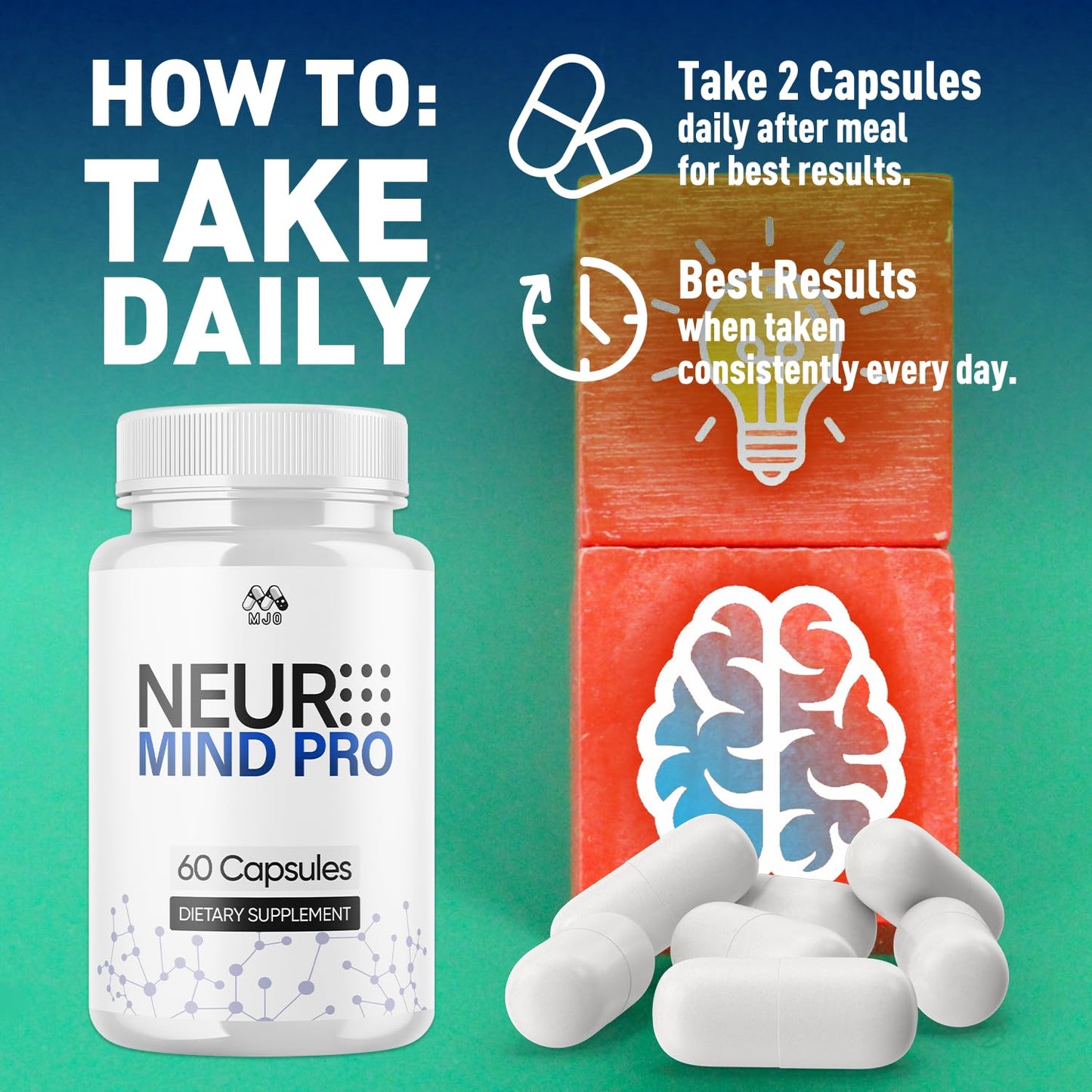 MJO Neuro Mind Pro 120 Capsules