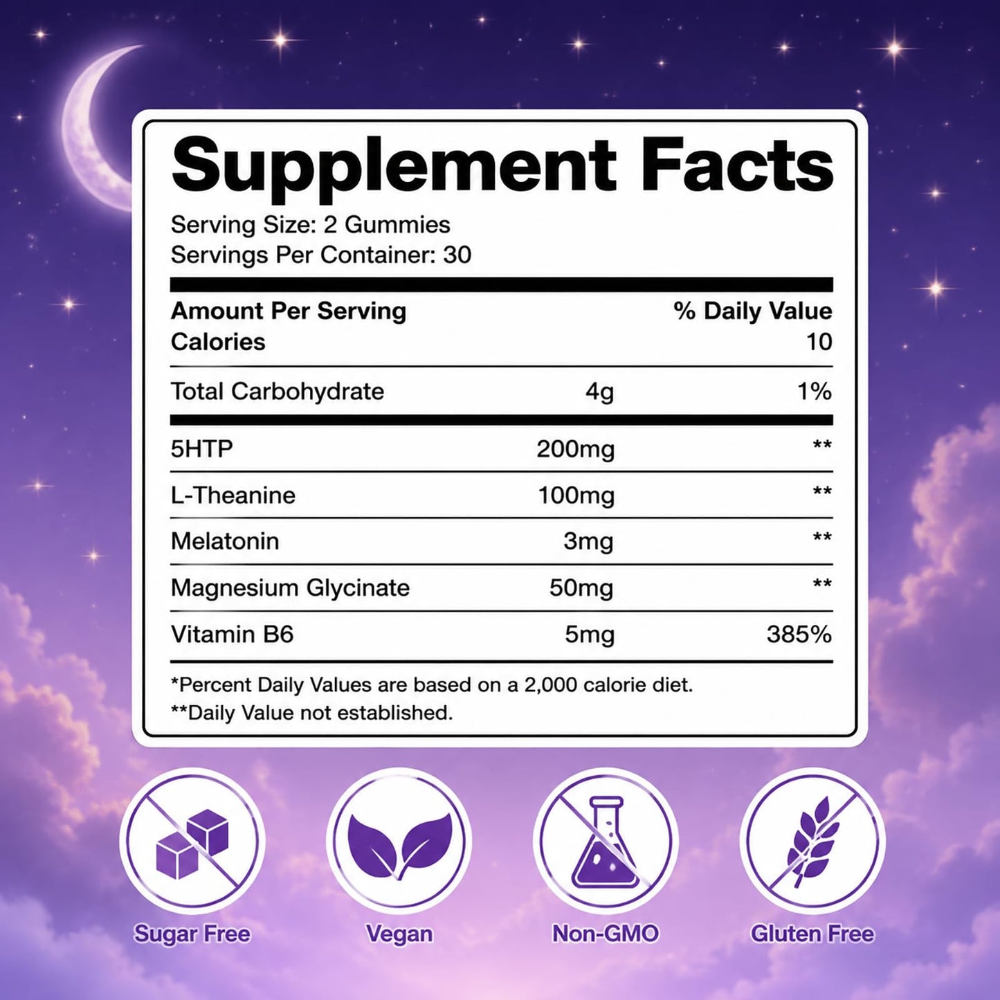 ZhaoJum 5HTP Sleep Gummies with Melatonin, L-Theanine and Magnesium, Sugar Free Calm Mood and Sleep Support, Helps Sleep Faster, Mixed Berry, 60 Gummies