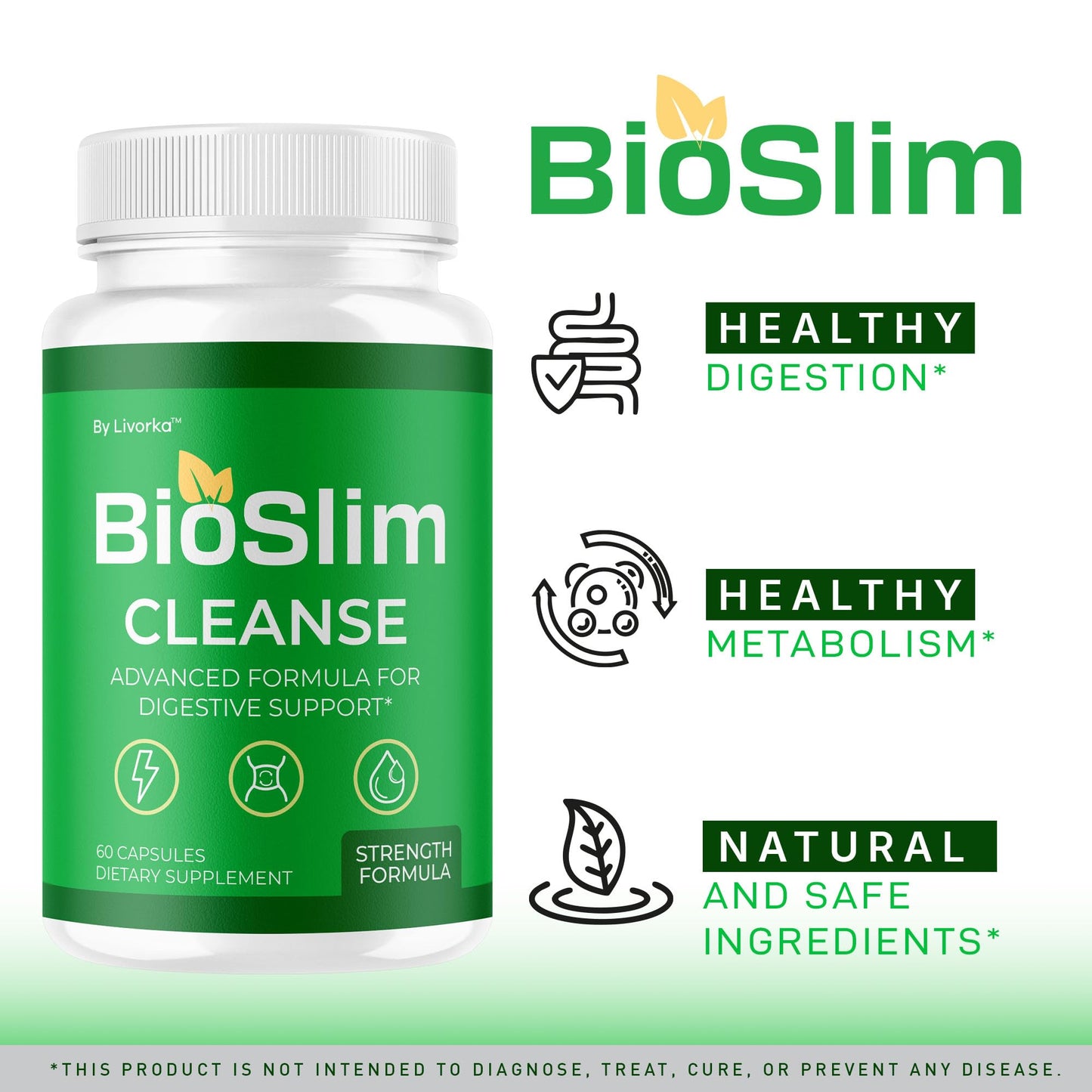 LIVORKA BioSlim Cleanse 300 Capsules