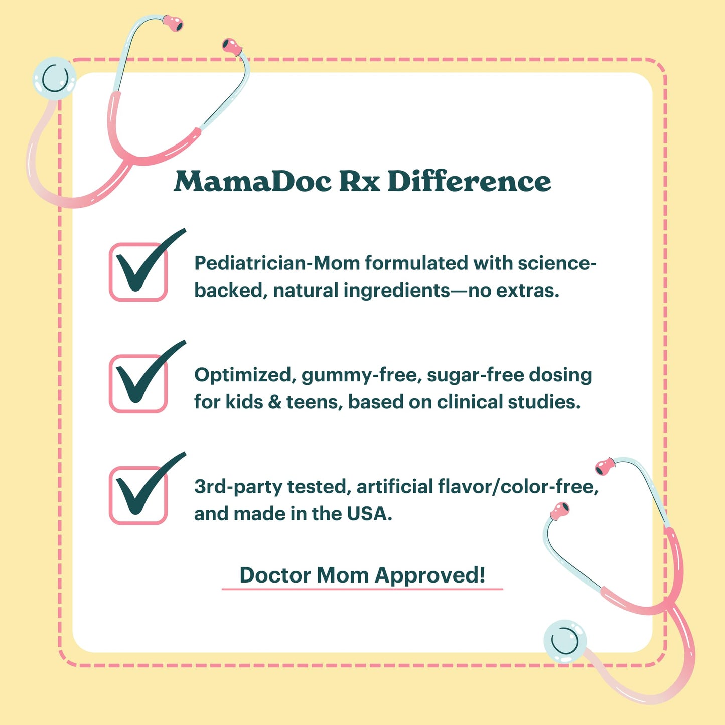 MamaDoc Rx Certified Organic Kids and Teens Whole Food Vitamin D3 800 IU Chewables 60 Count