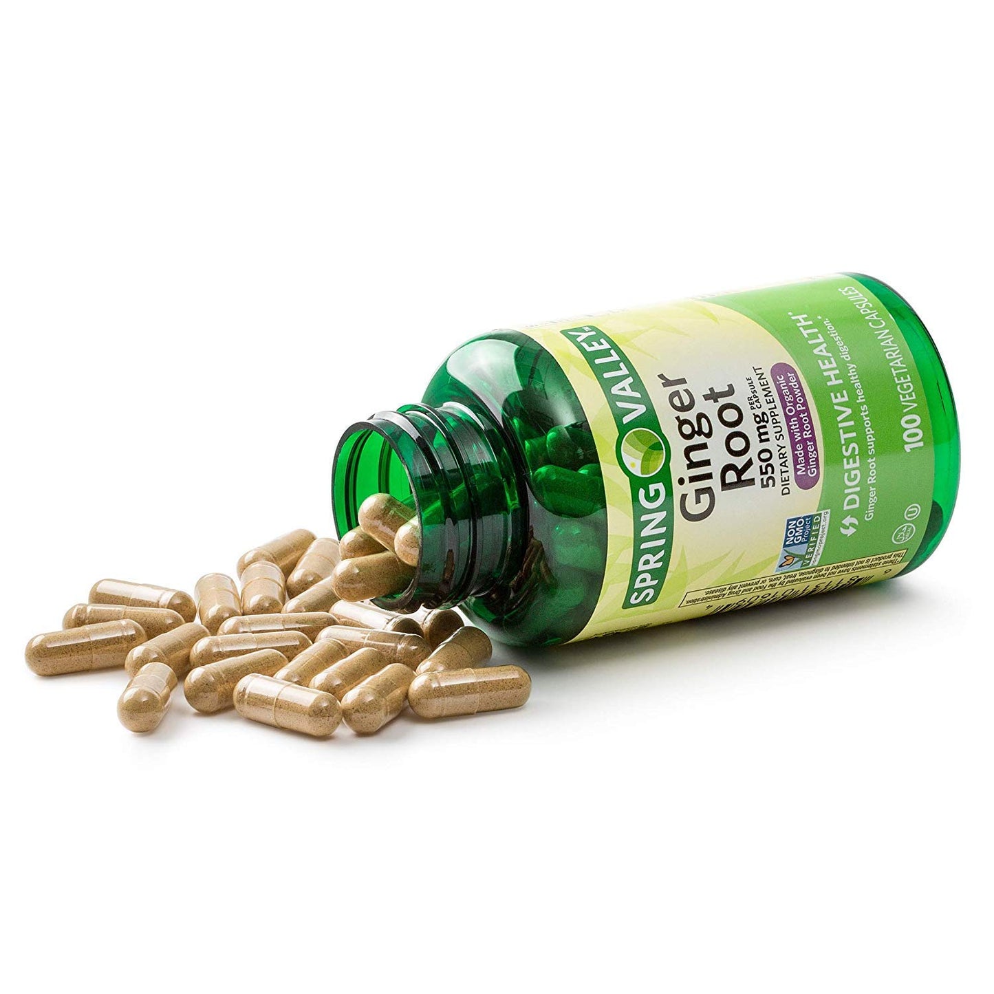 Spring Valley Ginger Root Powder, 550 mg, 100 Count