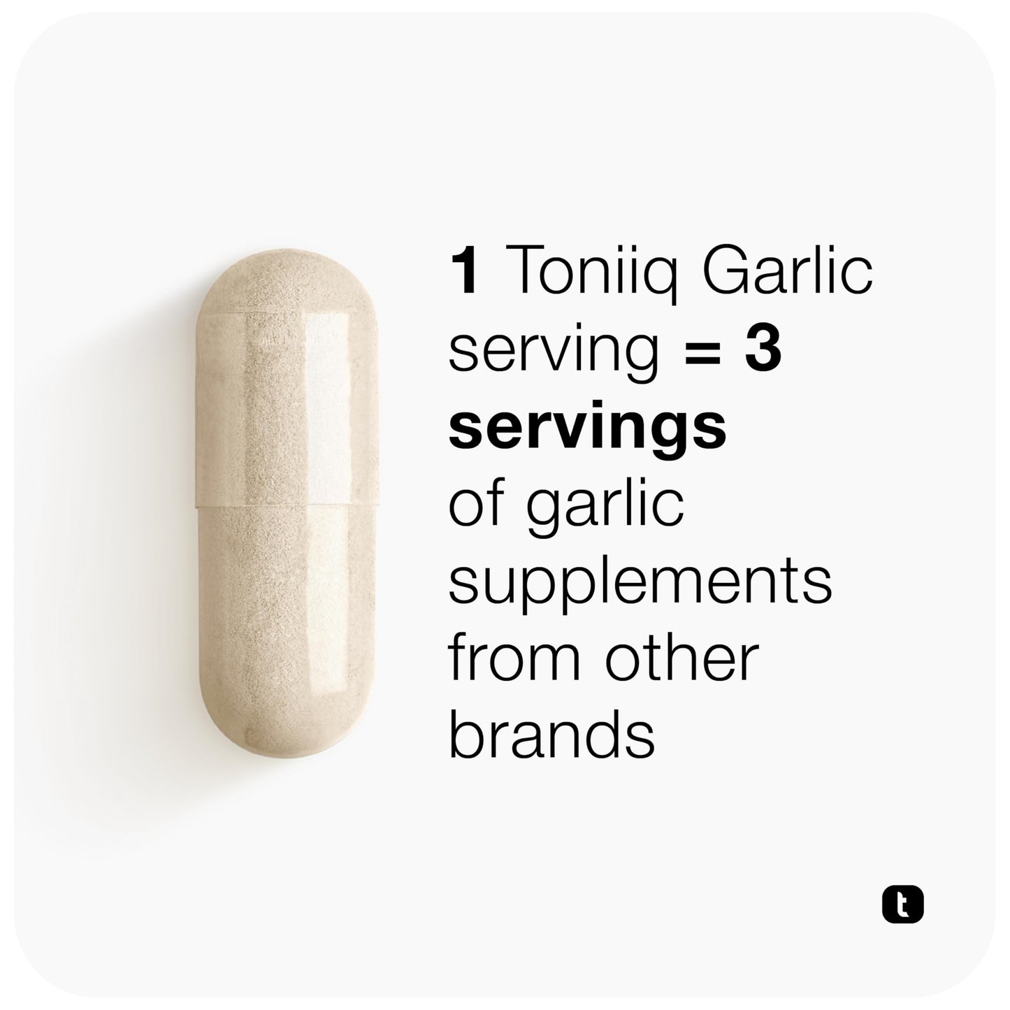 Toniiq Garlic Capsules 60 Count