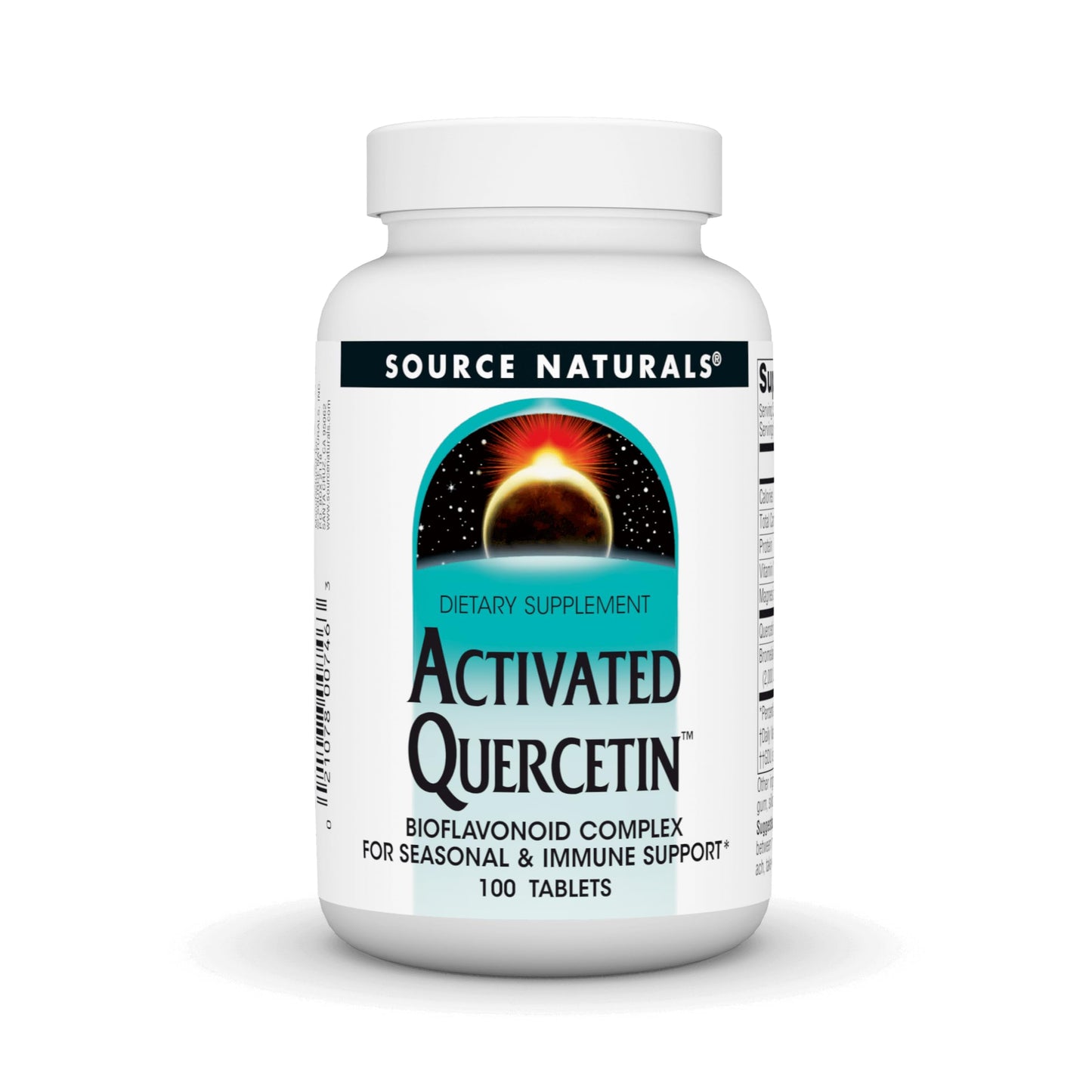 Source Naturals Activated Quercetin Tablet, 100 Tablets