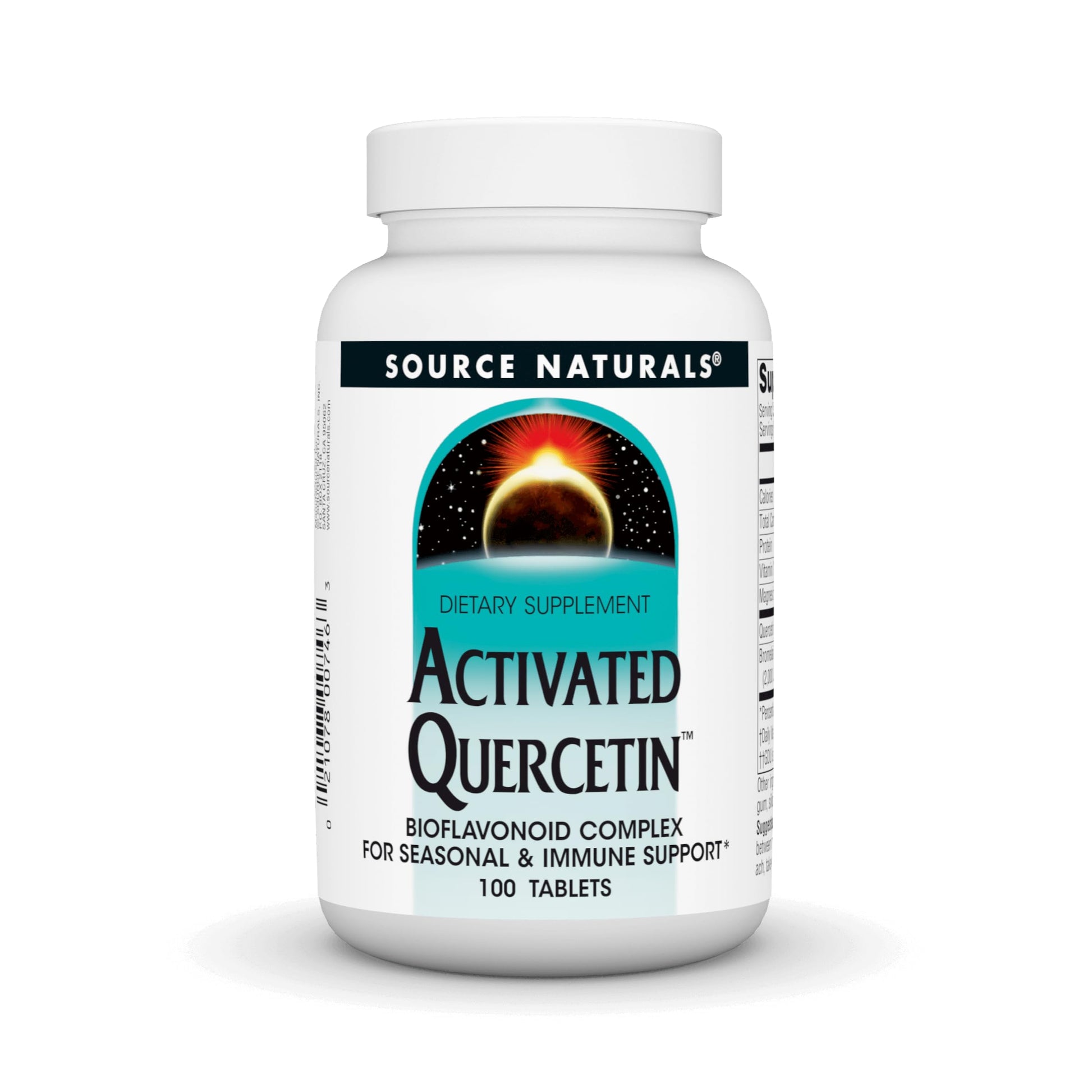Source Naturals Activated Quercetin Tablet, 100 Tablets