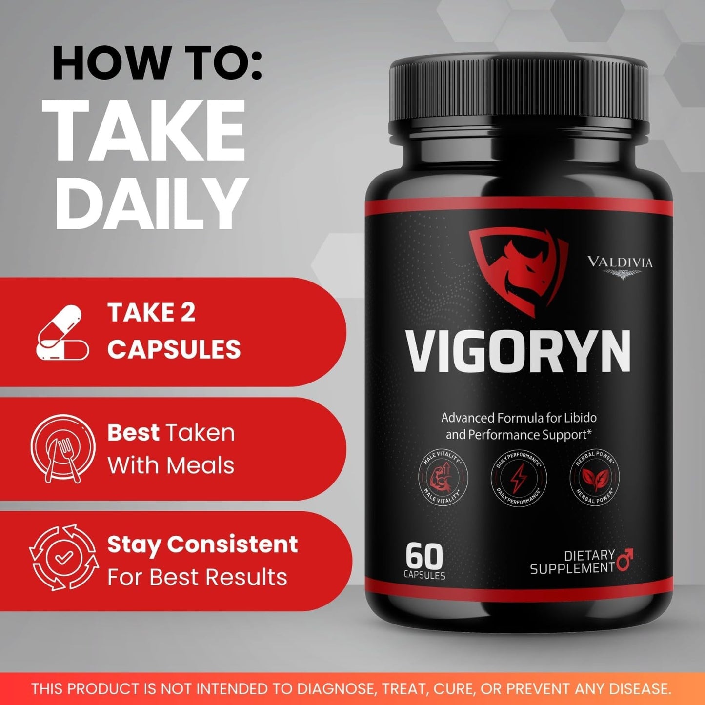 Valdivia Vigoryn Capsules 60 Count
