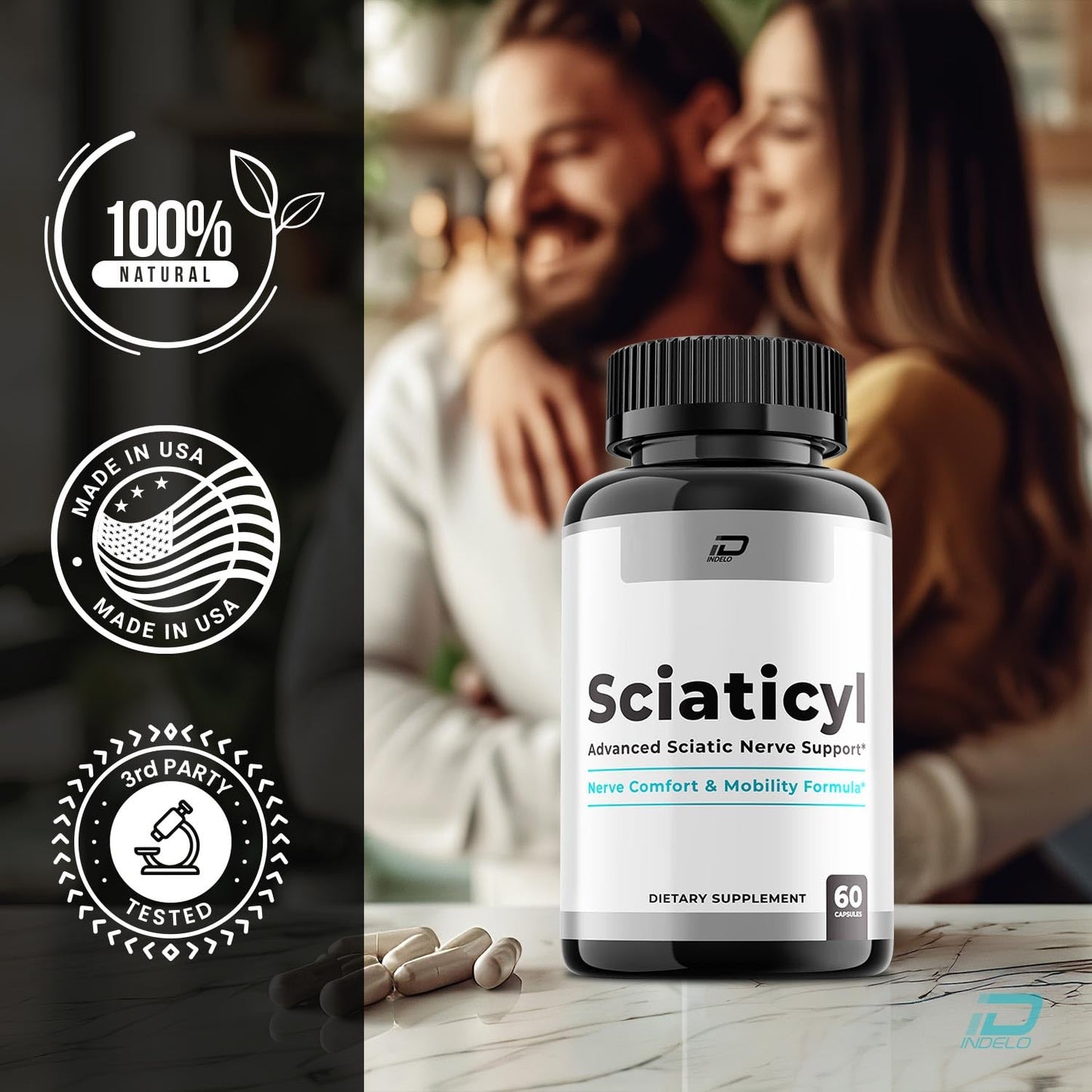 Indelo Sciaticyl Capsules 60 Count
