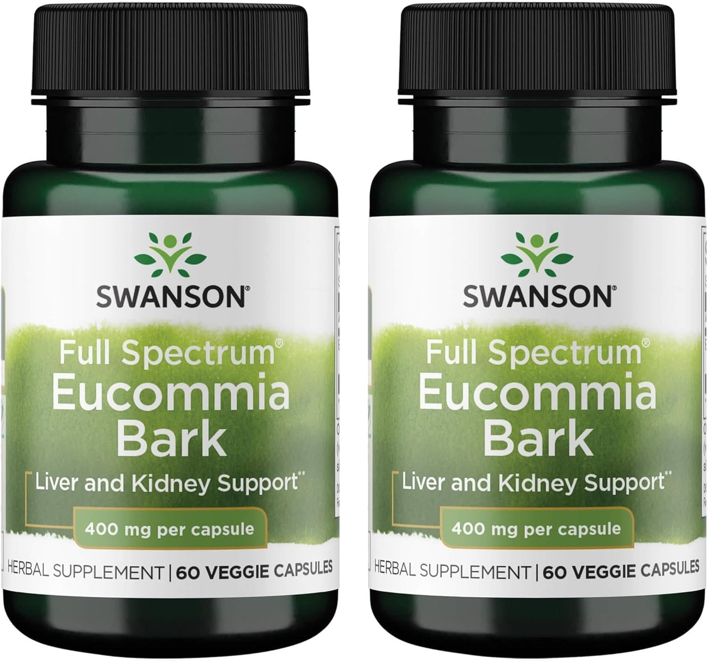 Swanson Full Spectrum Eucommia Bark 400 mg 60 Capsules