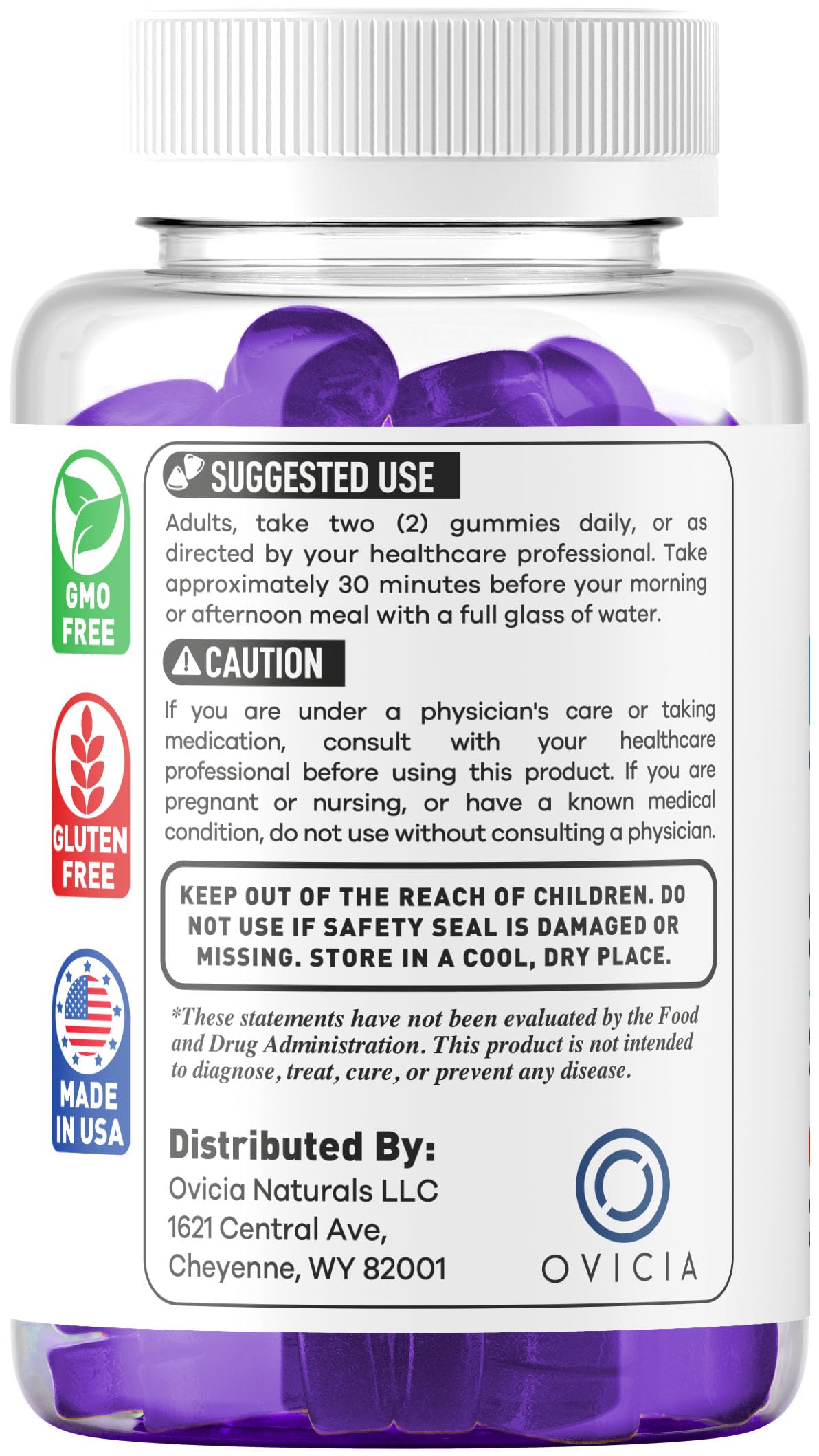 OVICIA Primo TRT Gummies 120 Count