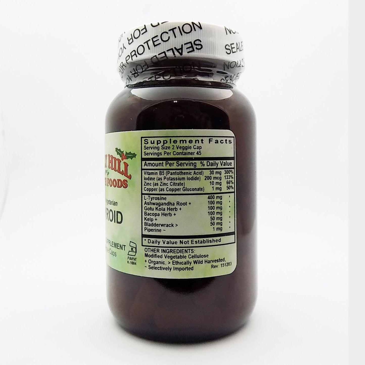 Holly Hill Health Foods Thyroid Capsules 90